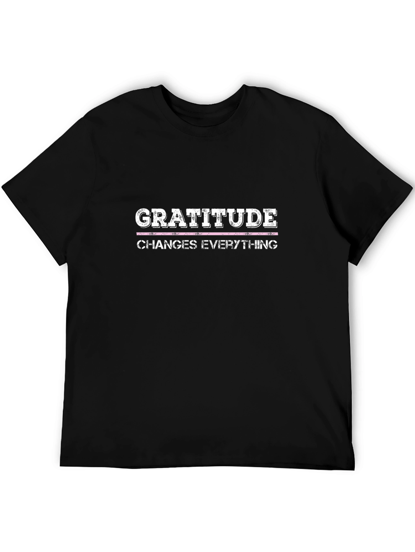 Gratitude Changes Everything Black T-Shirt