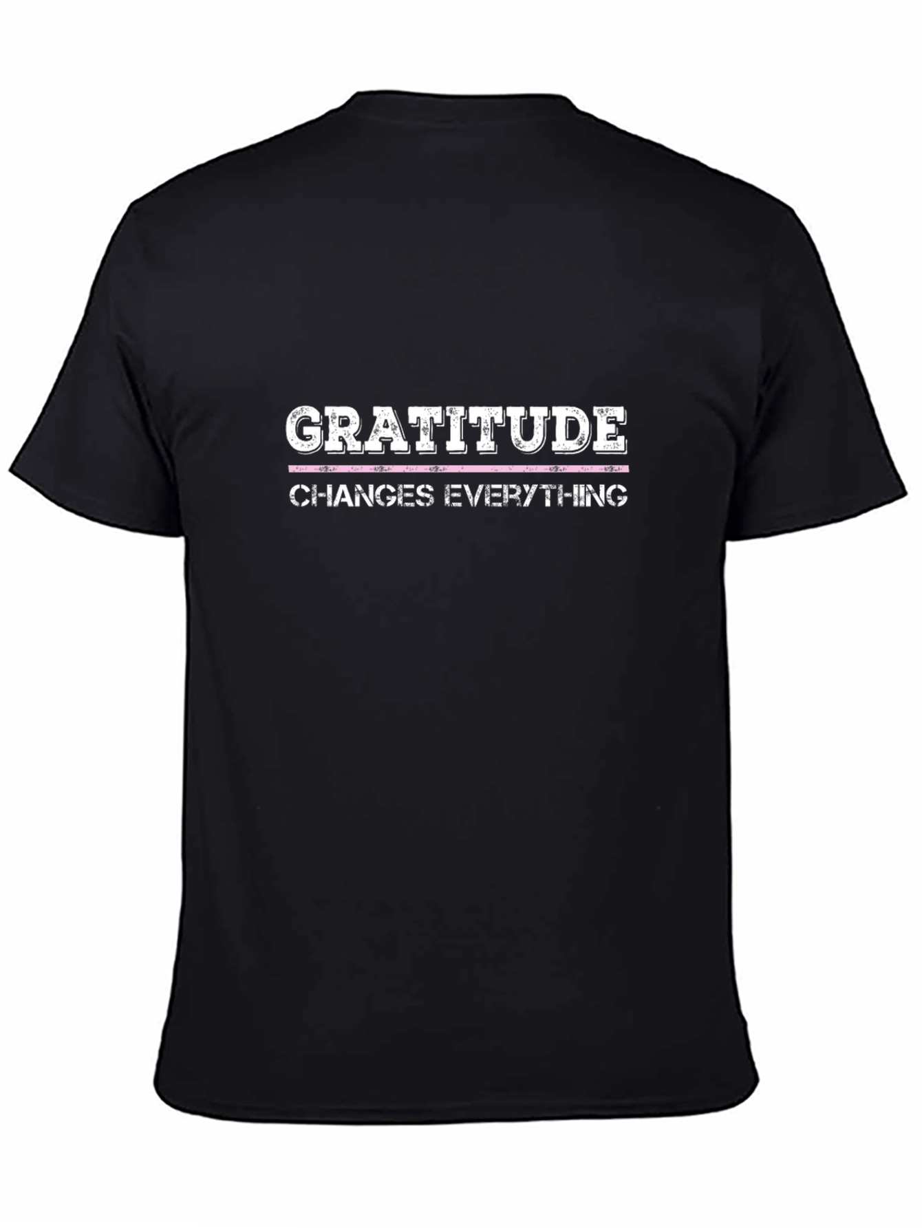 Gratitude Changes Everything Black T-Shirt