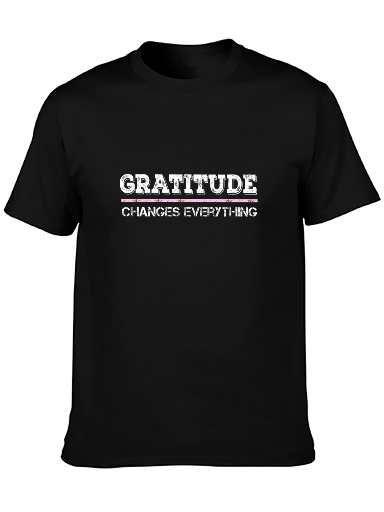 Gratitude Changes Everything Black T-Shirt