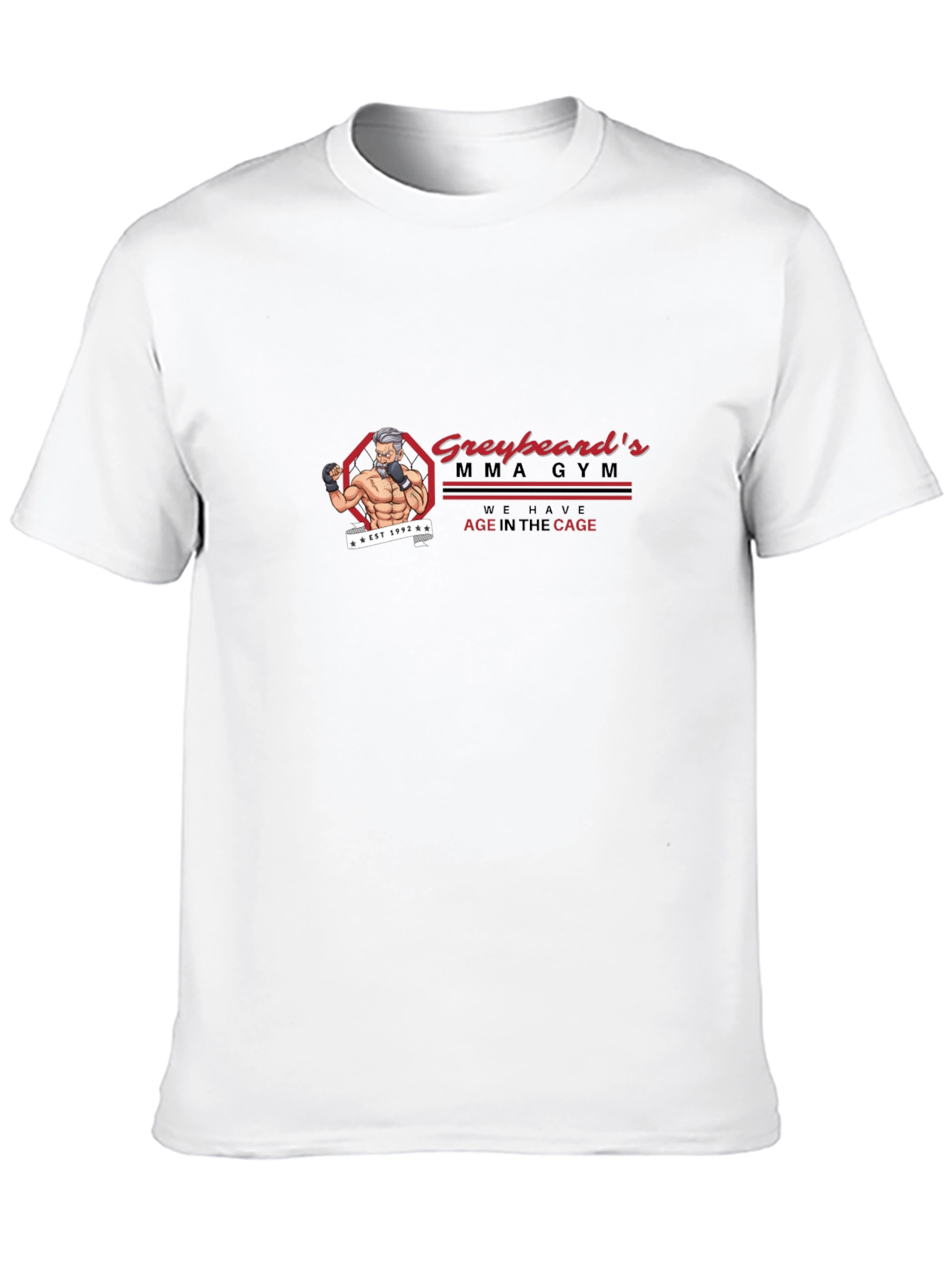 Greybeards MMA Gym Black T-Shirt