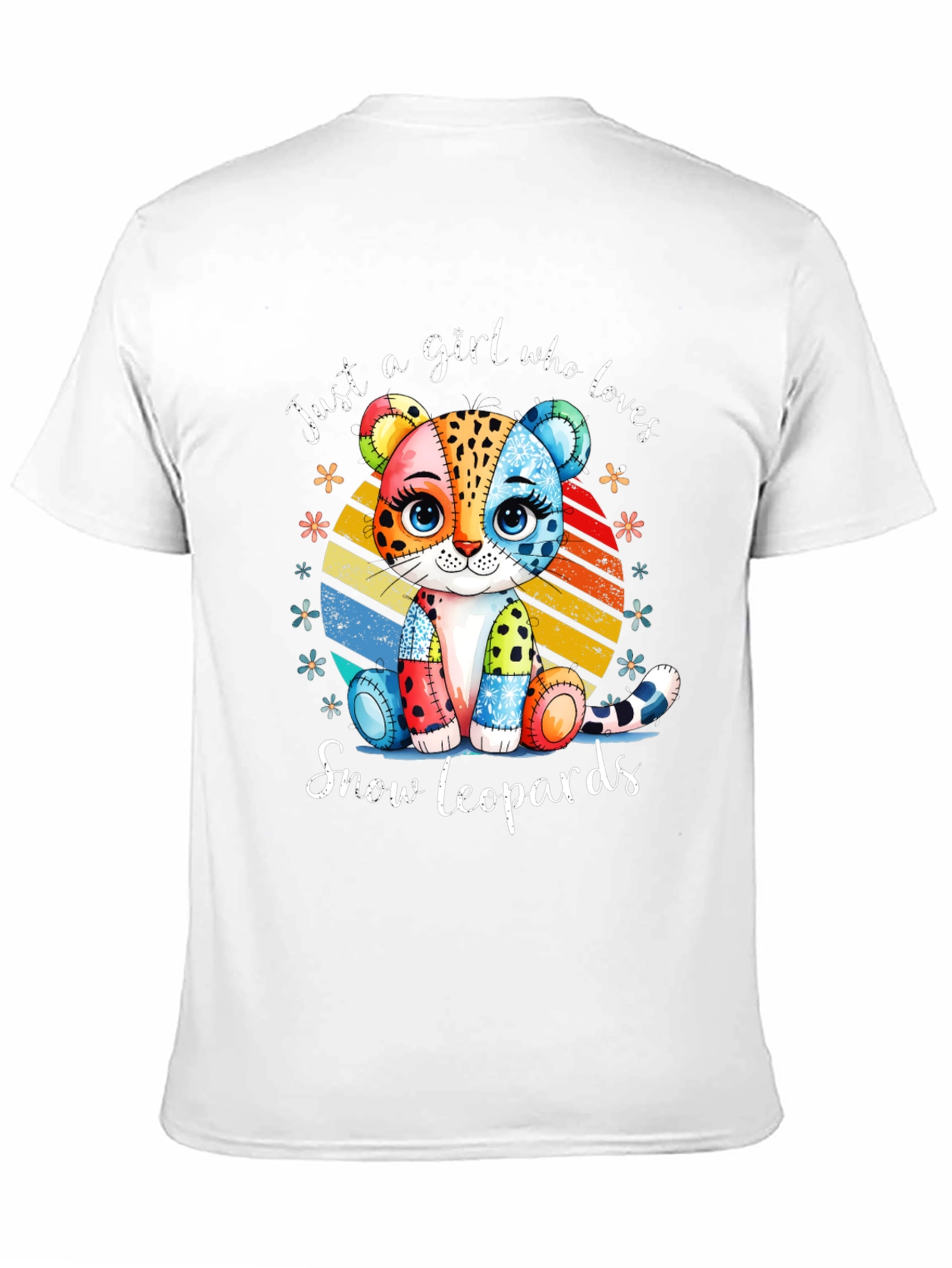 Just a Girl Who Loves Snow Leopards T-Shirt