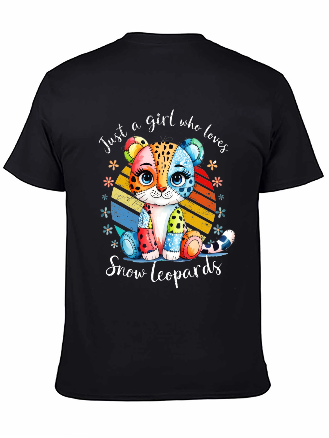 Just a Girl Who Loves Snow Leopards T-Shirt