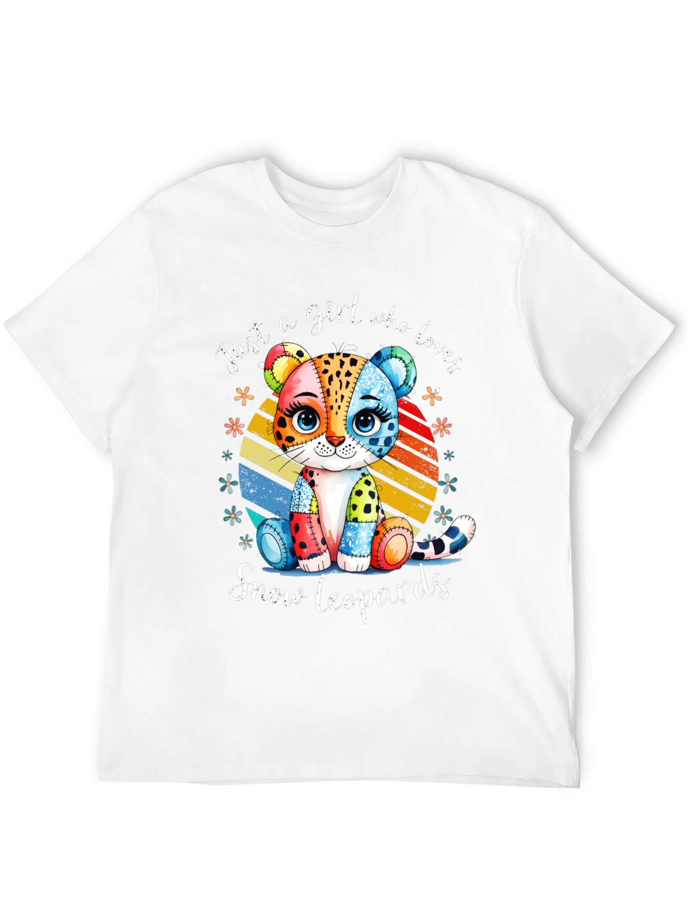 Just a Girl Who Loves Snow Leopards T-Shirt