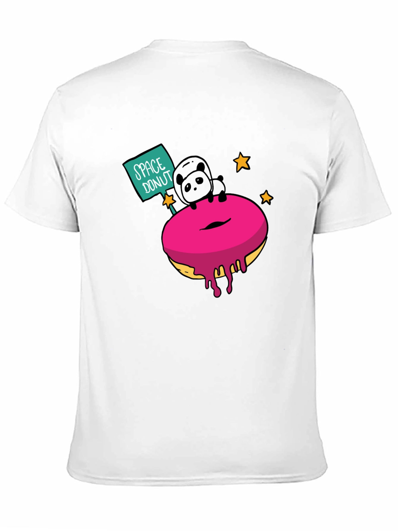 Space Donut T-Shirt - Funny Graphic Tee