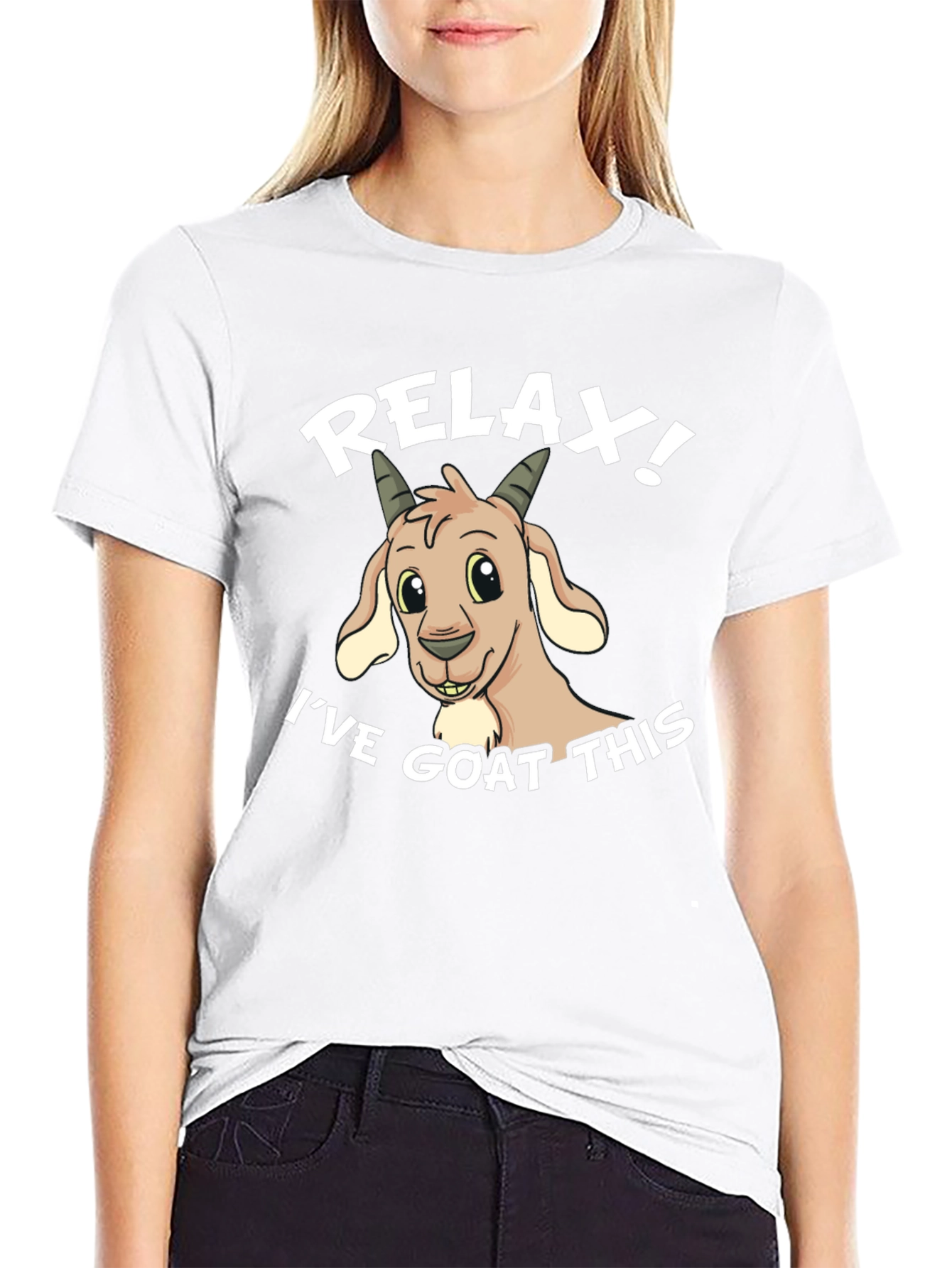 Relax! Ive Goat This Funny Black T-Shirt