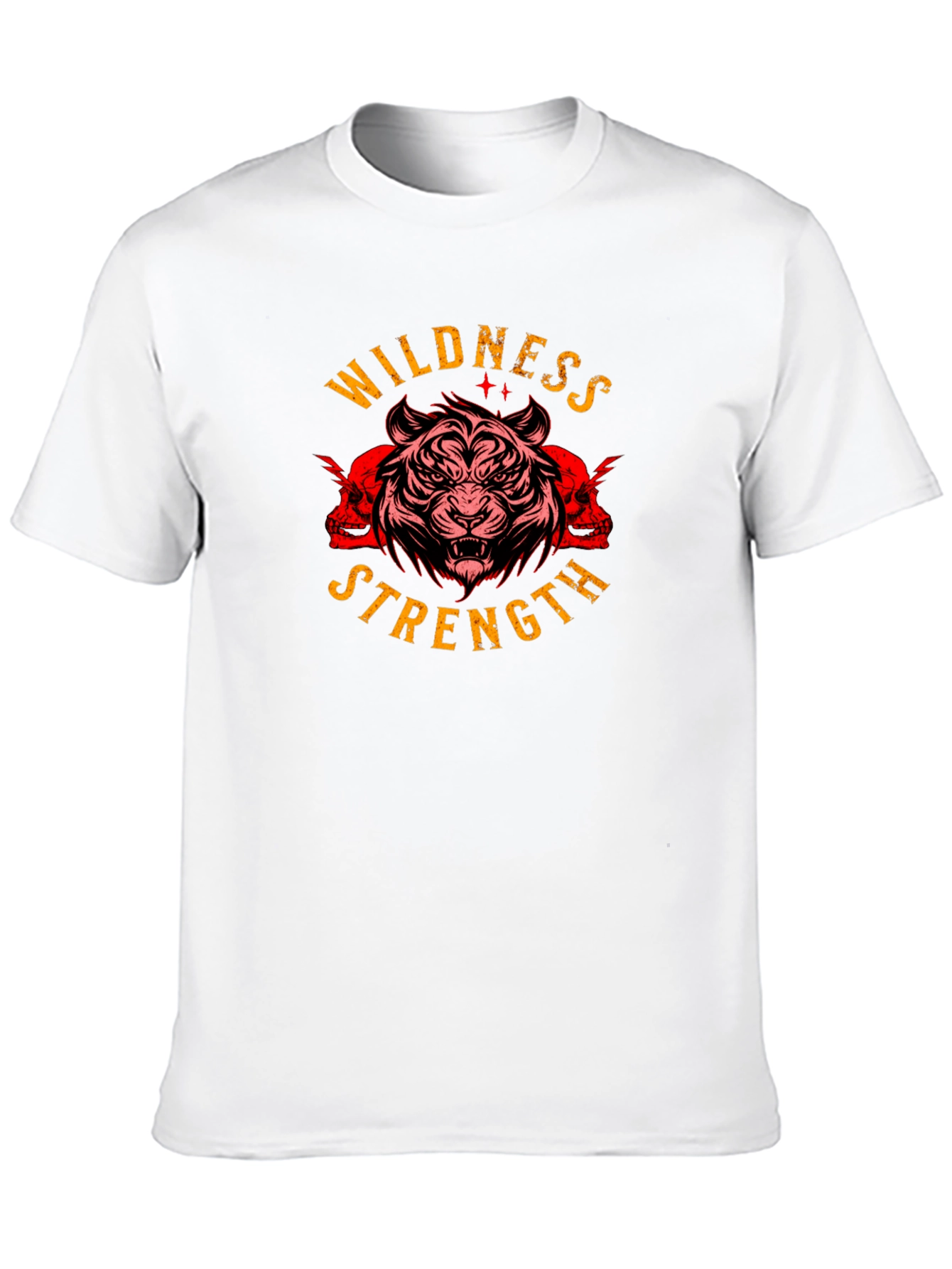 Wildness Strength Tiger Graphic Tee