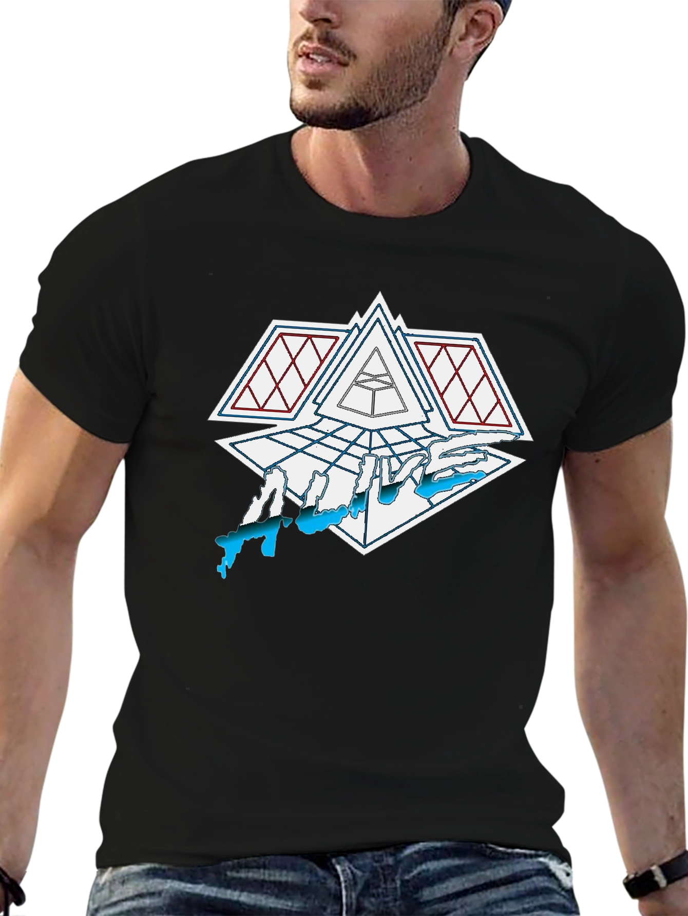 Abstract Graphic T-Shirt