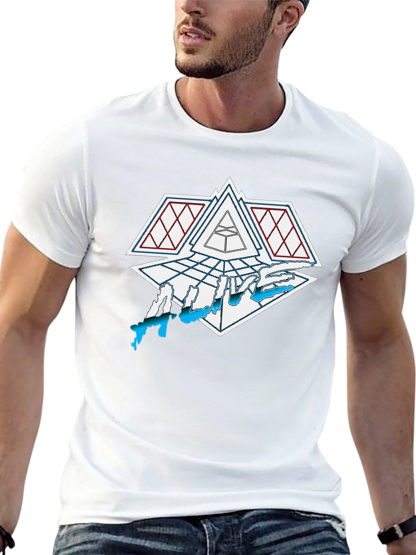 Abstract Graphic T-Shirt