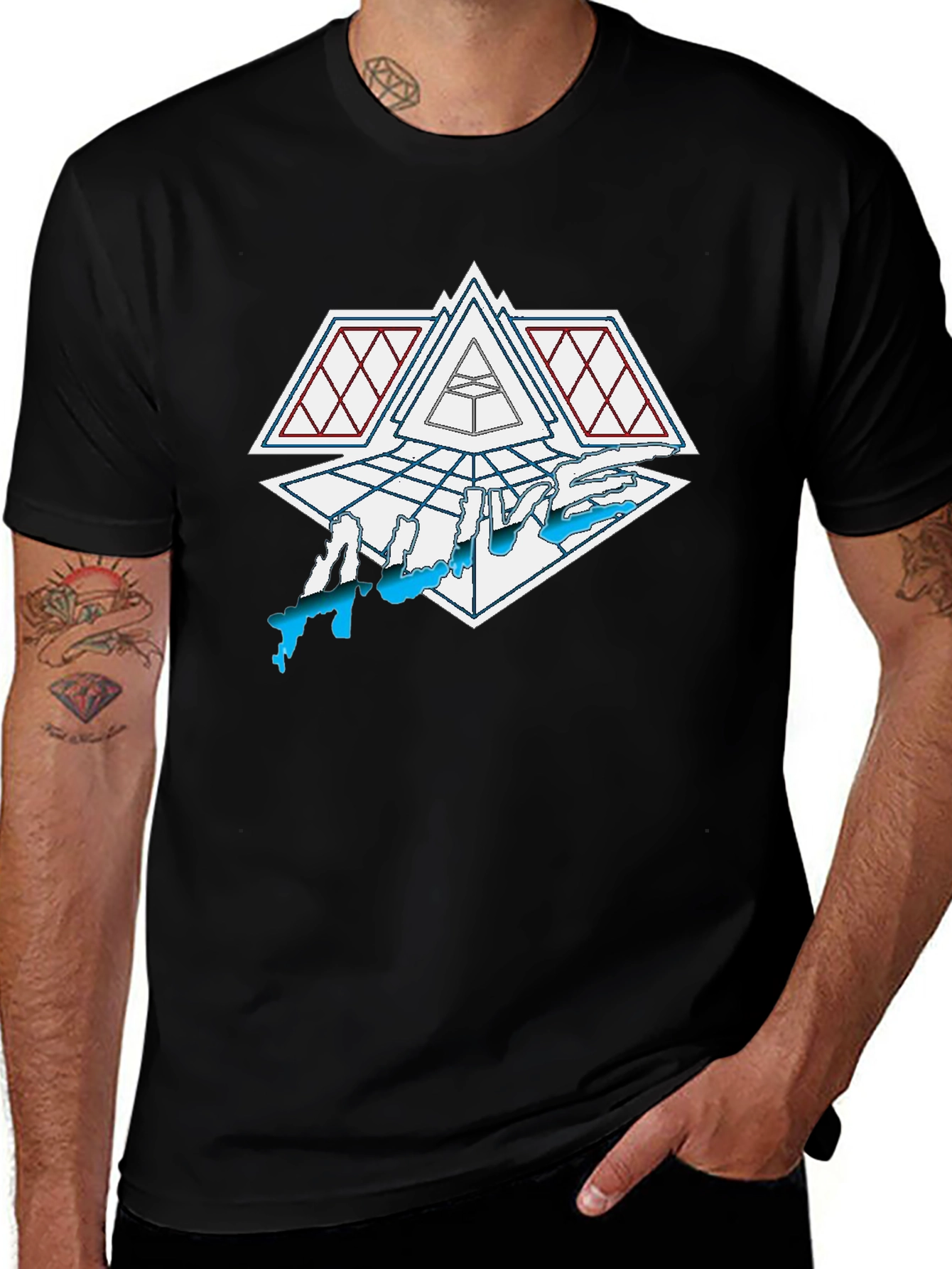 Abstract Graphic T-Shirt