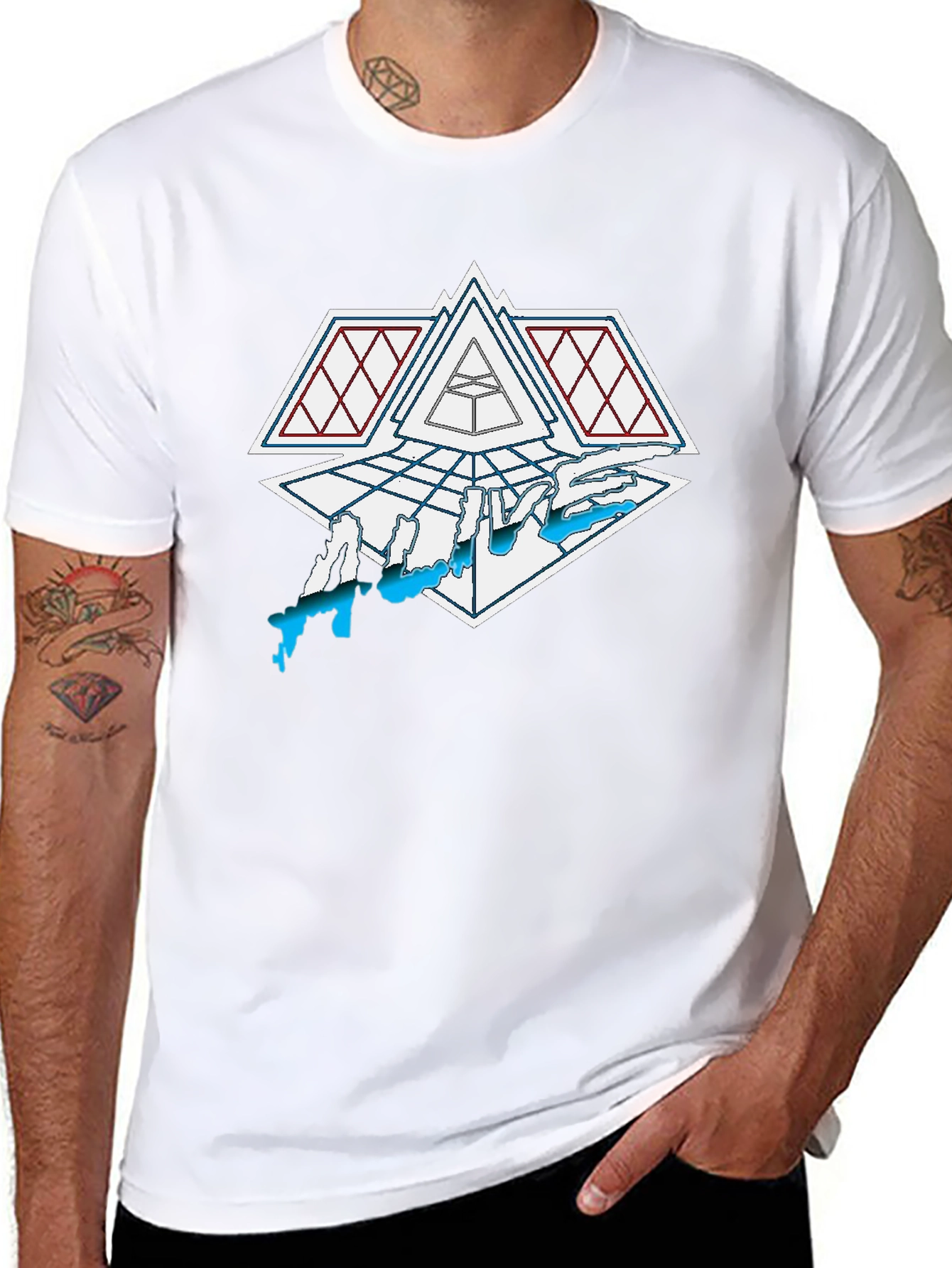 Abstract Graphic T-Shirt
