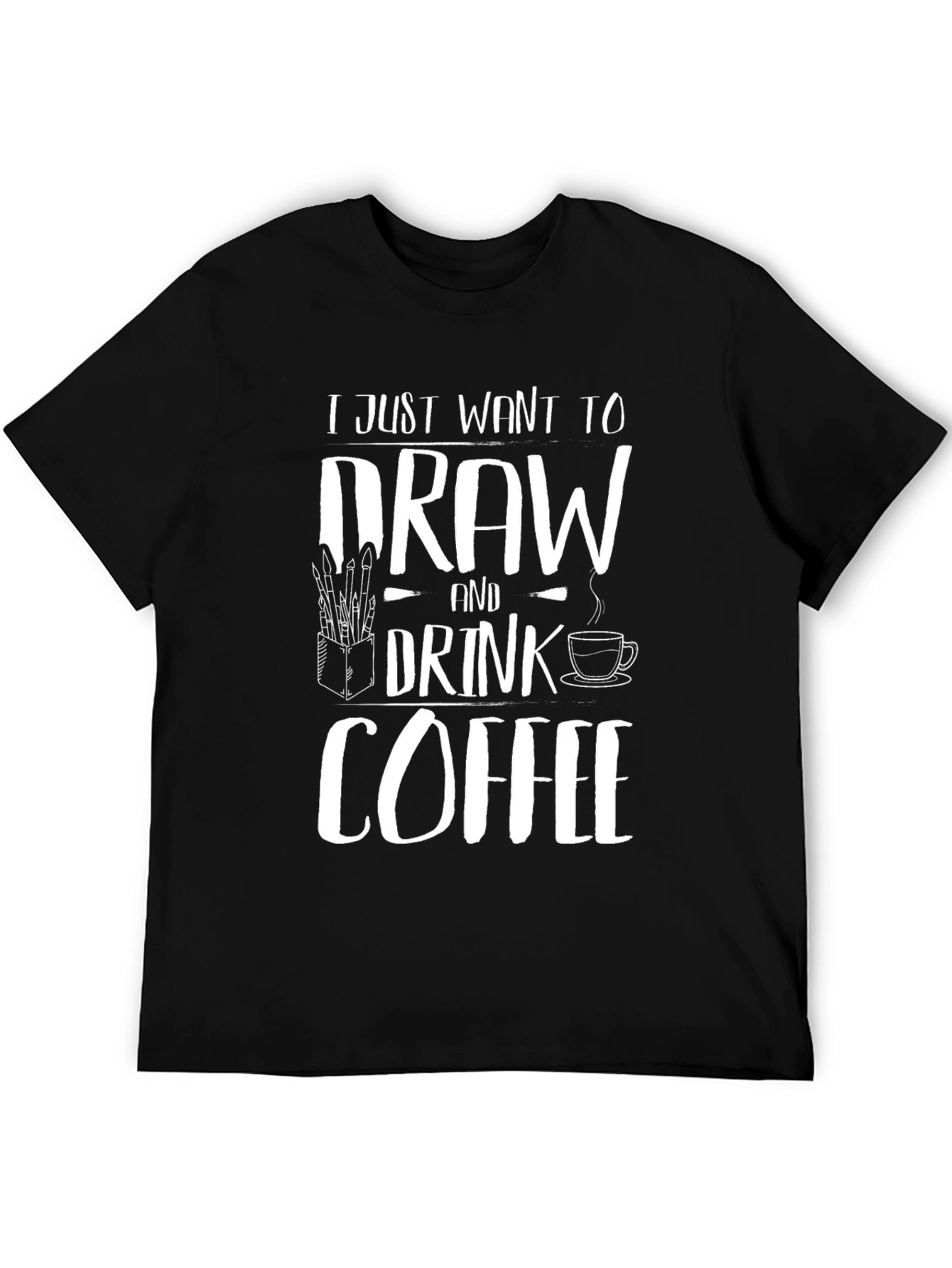 Draw & Drink Coffee Graphic Tee