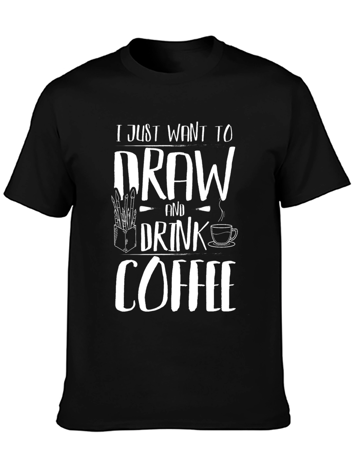 Draw & Drink Coffee Graphic Tee