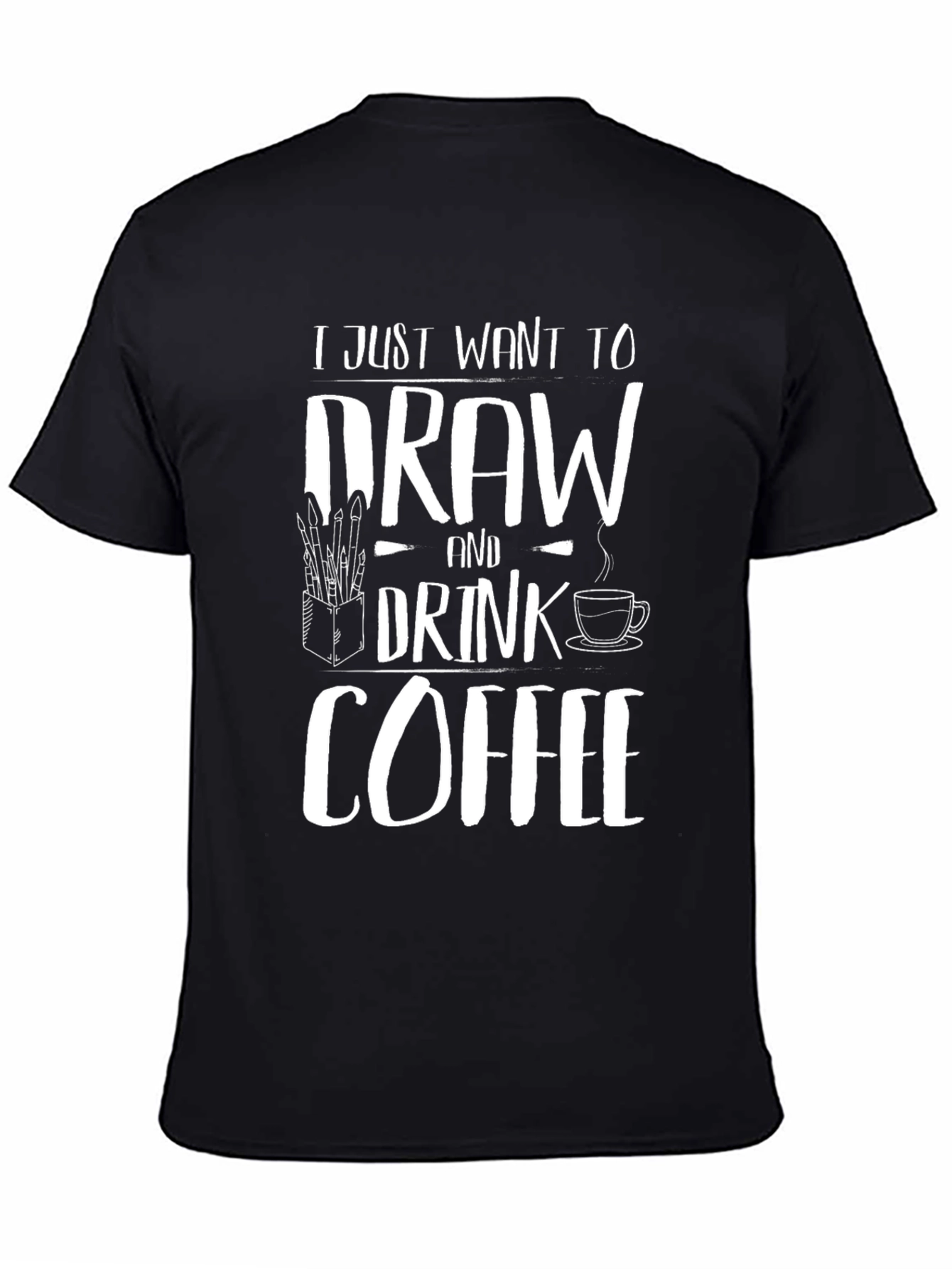 Draw & Drink Coffee Graphic Tee
