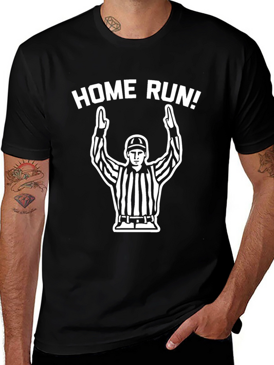 Home Run Umpire Graphic Tee - Baseball Fan T-Shirt