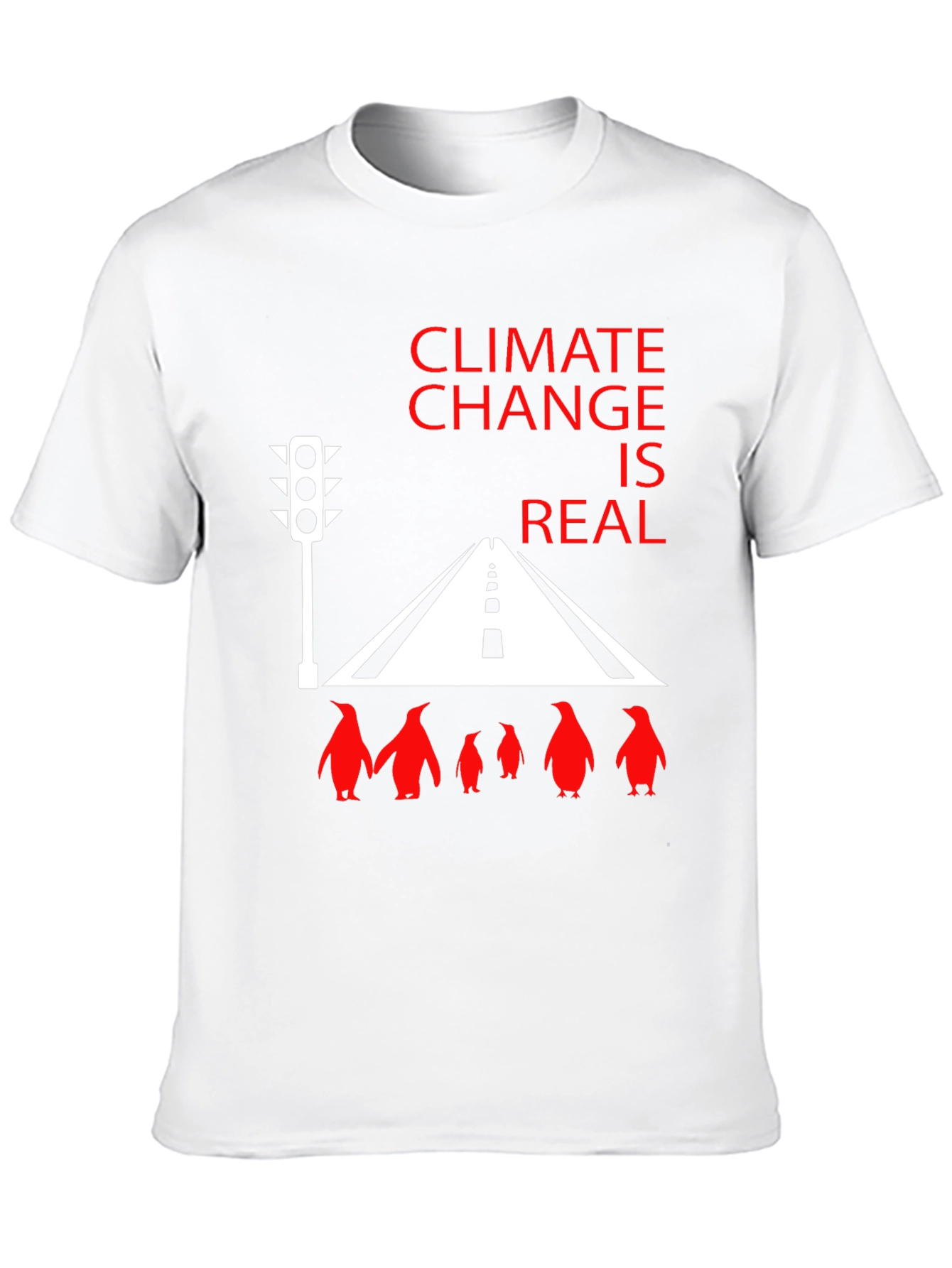 Climate Change Penguin T-Shirt