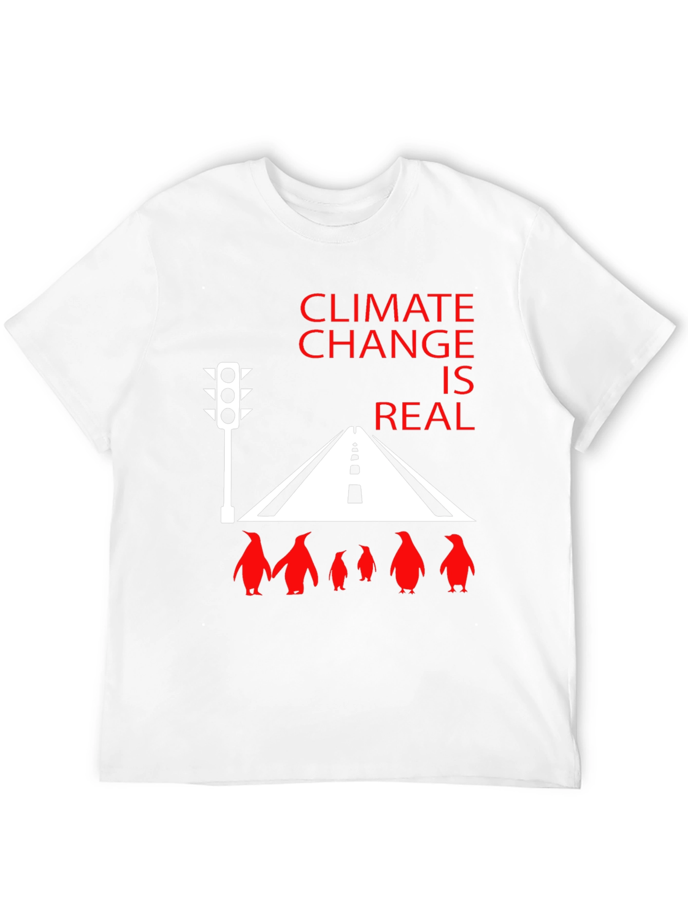 Climate Change Penguin T-Shirt