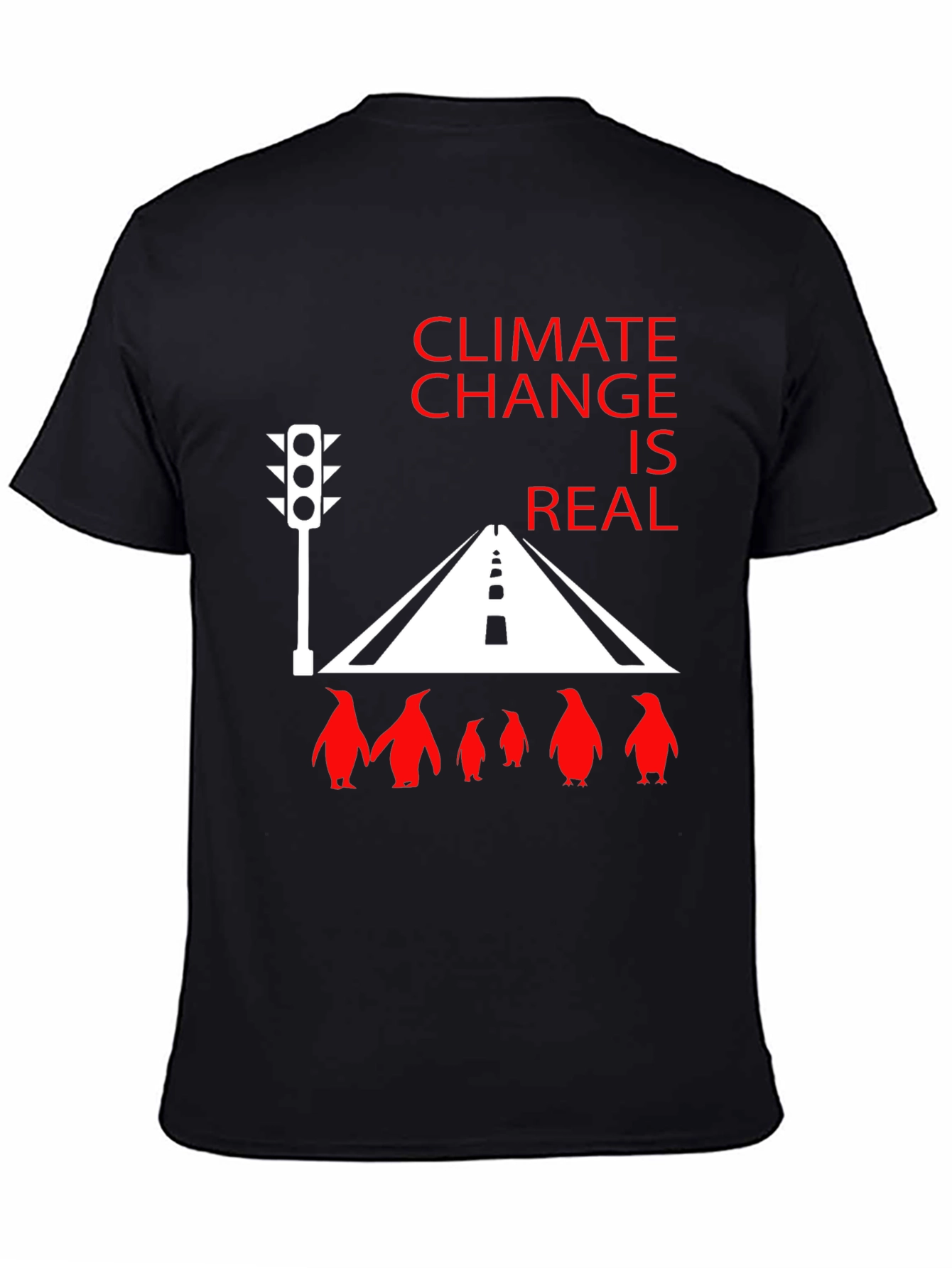 Climate Change Penguin T-Shirt