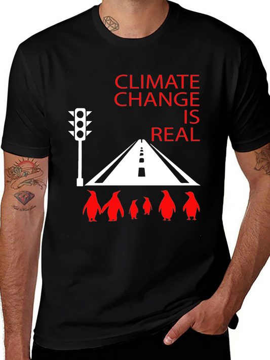 Climate Change Penguin T-Shirt