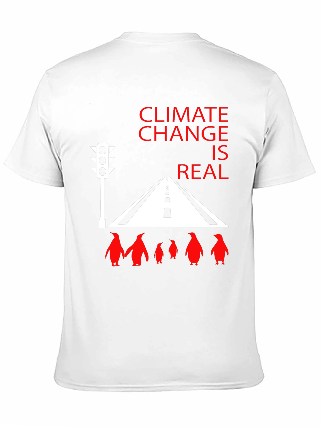 Climate Change Penguin T-Shirt