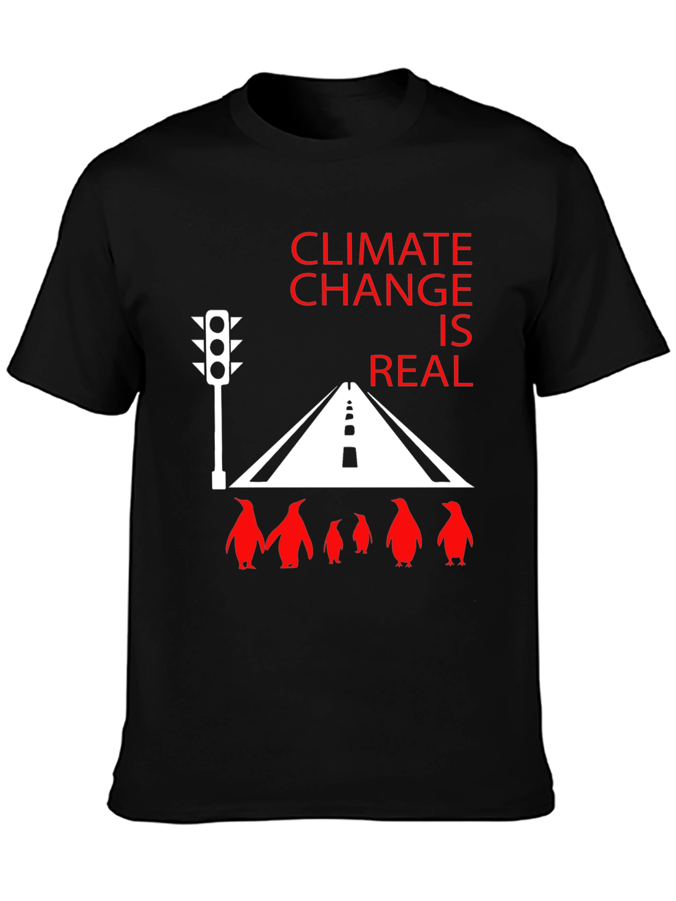 Climate Change Penguin T-Shirt