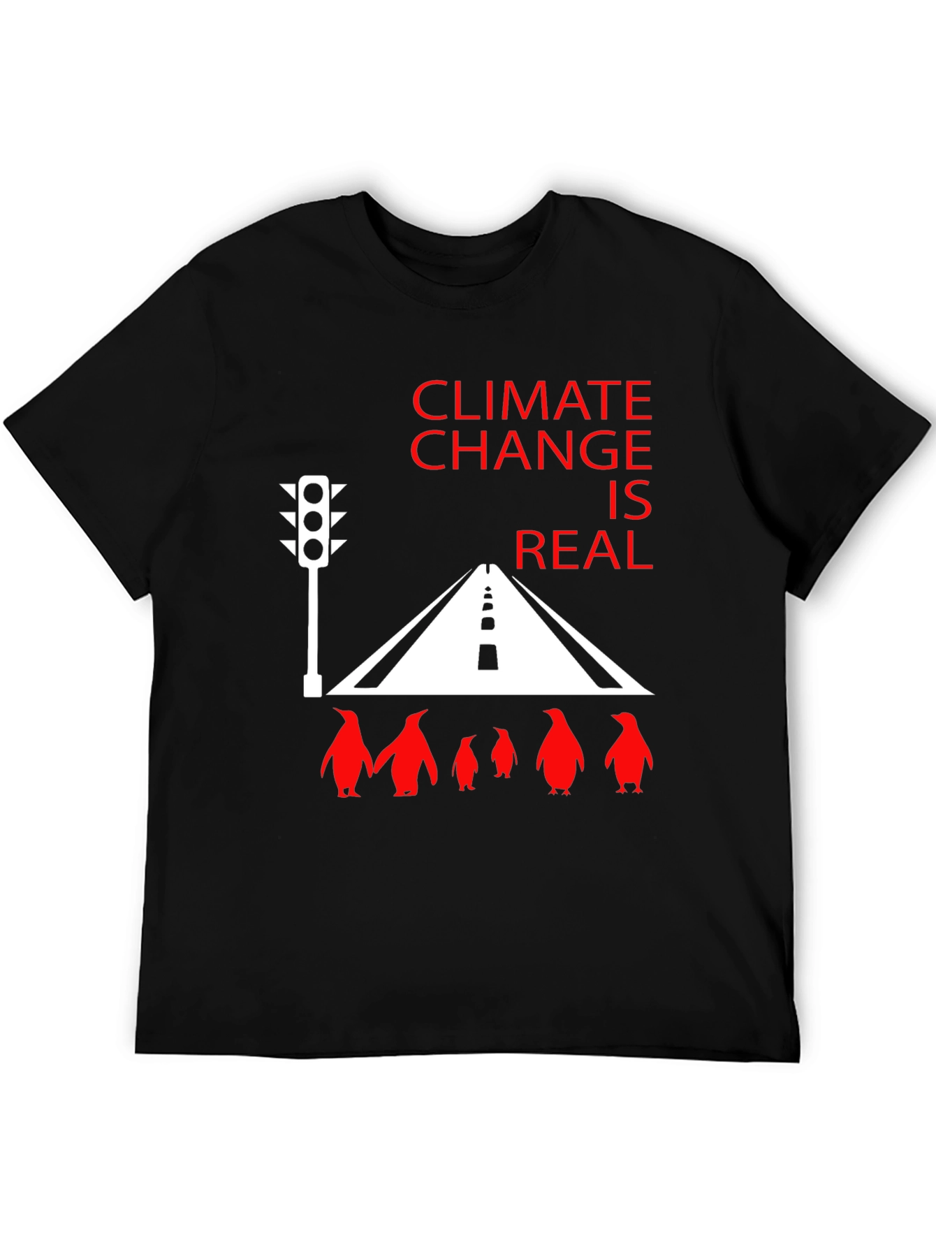 Climate Change Penguin T-Shirt