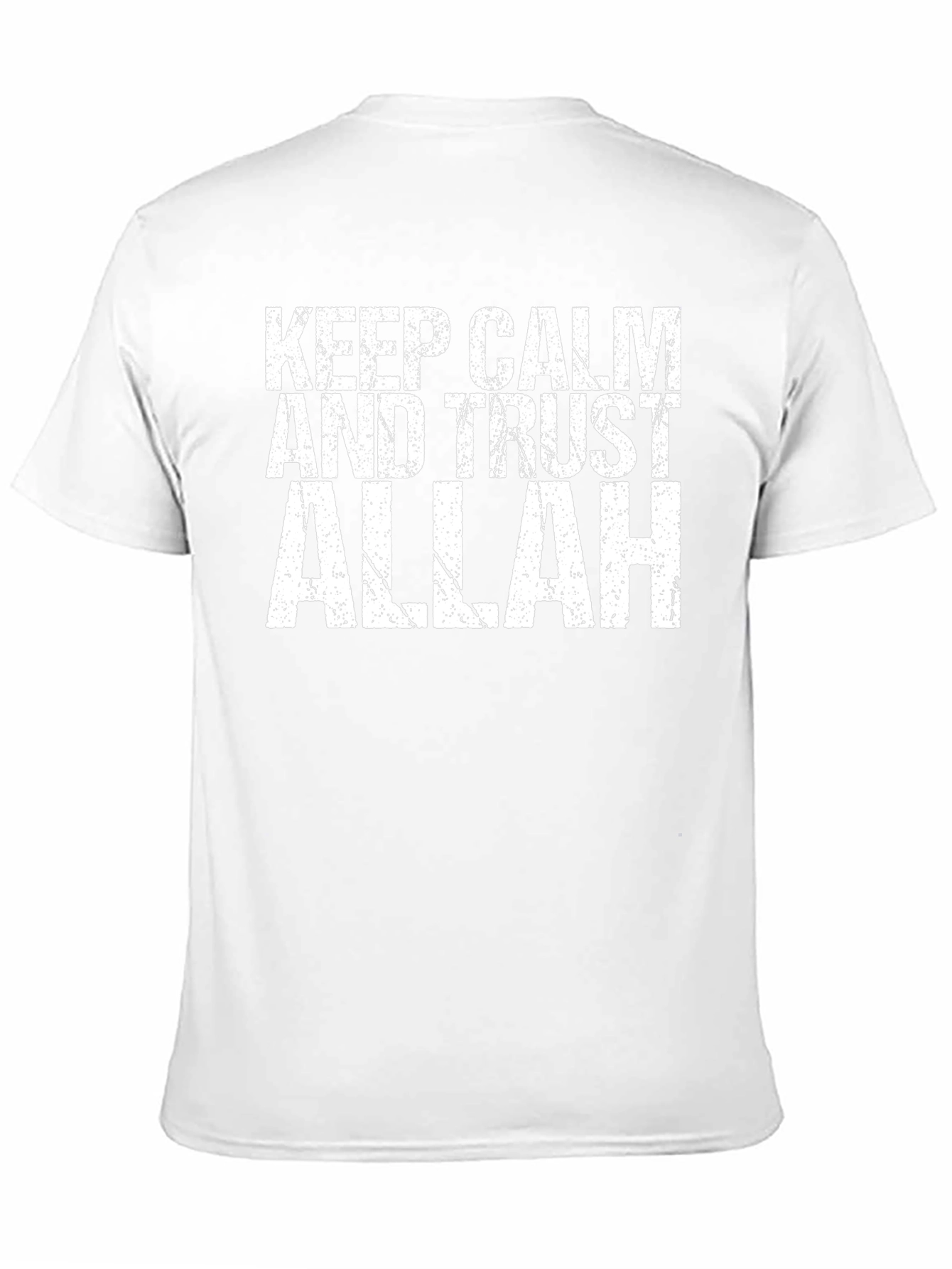 Keep Calm Trust Allah Black T-Shirt