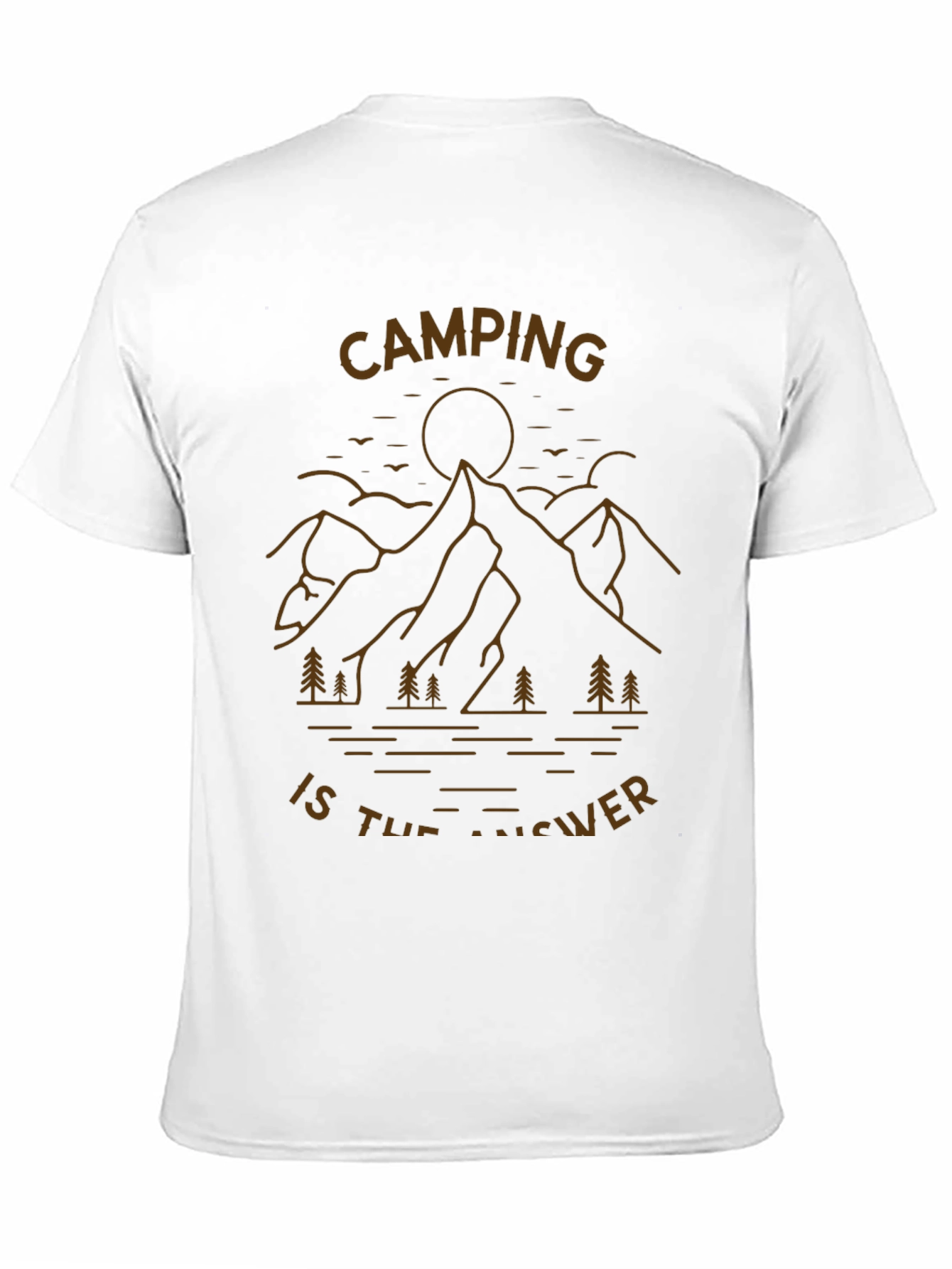 Camping is the Answer Graphic Tee