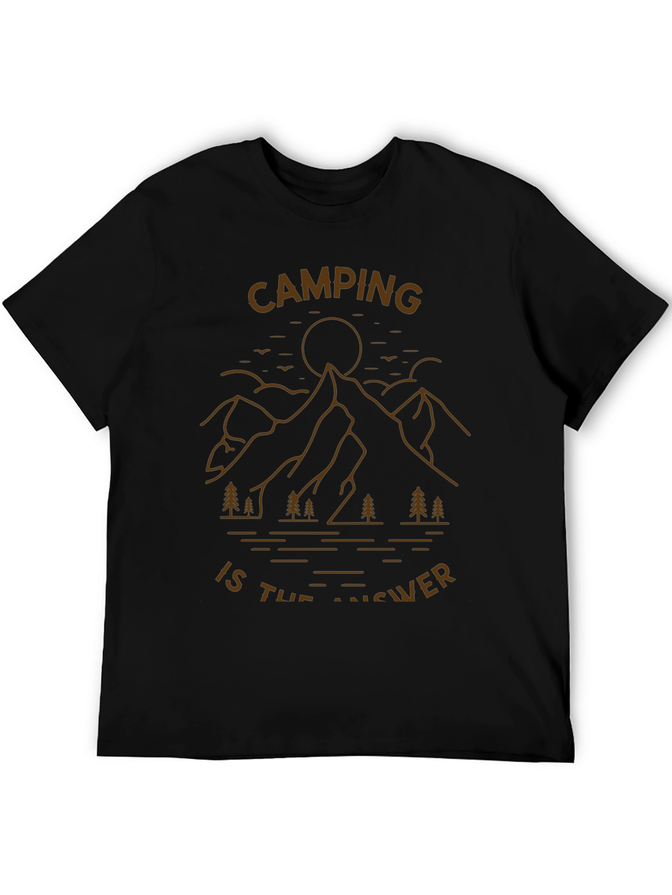 Camping is the Answer Graphic Tee