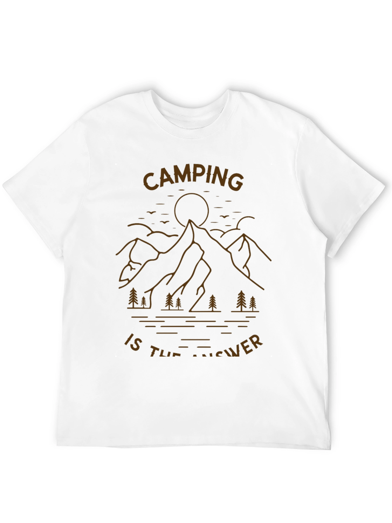 Camping is the Answer Graphic Tee