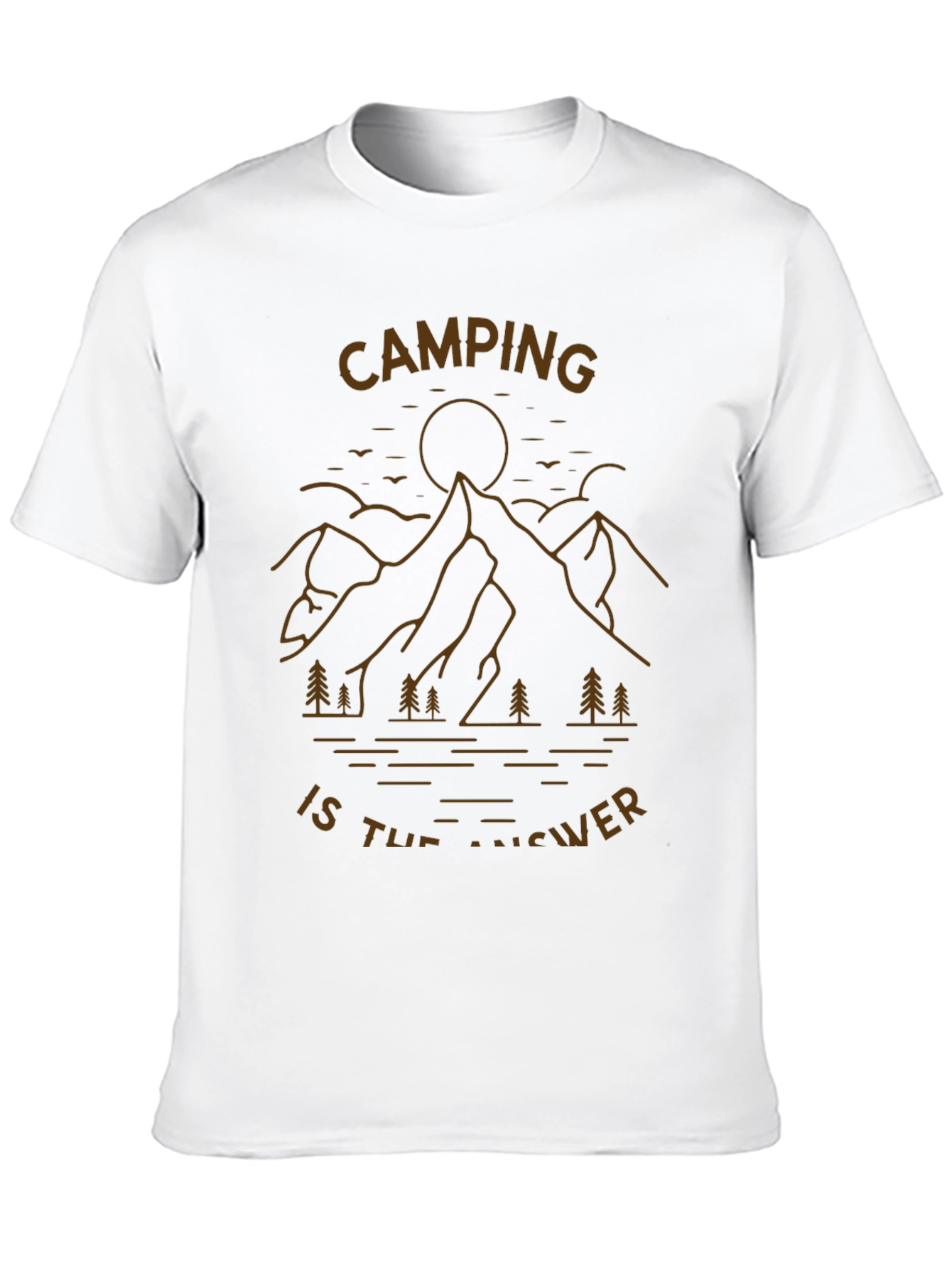 Camping is the Answer Graphic Tee