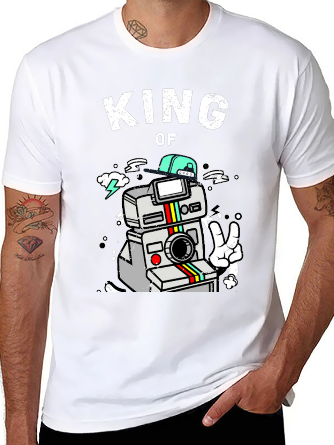 King of Camera T-Shirt - Photographer Gift