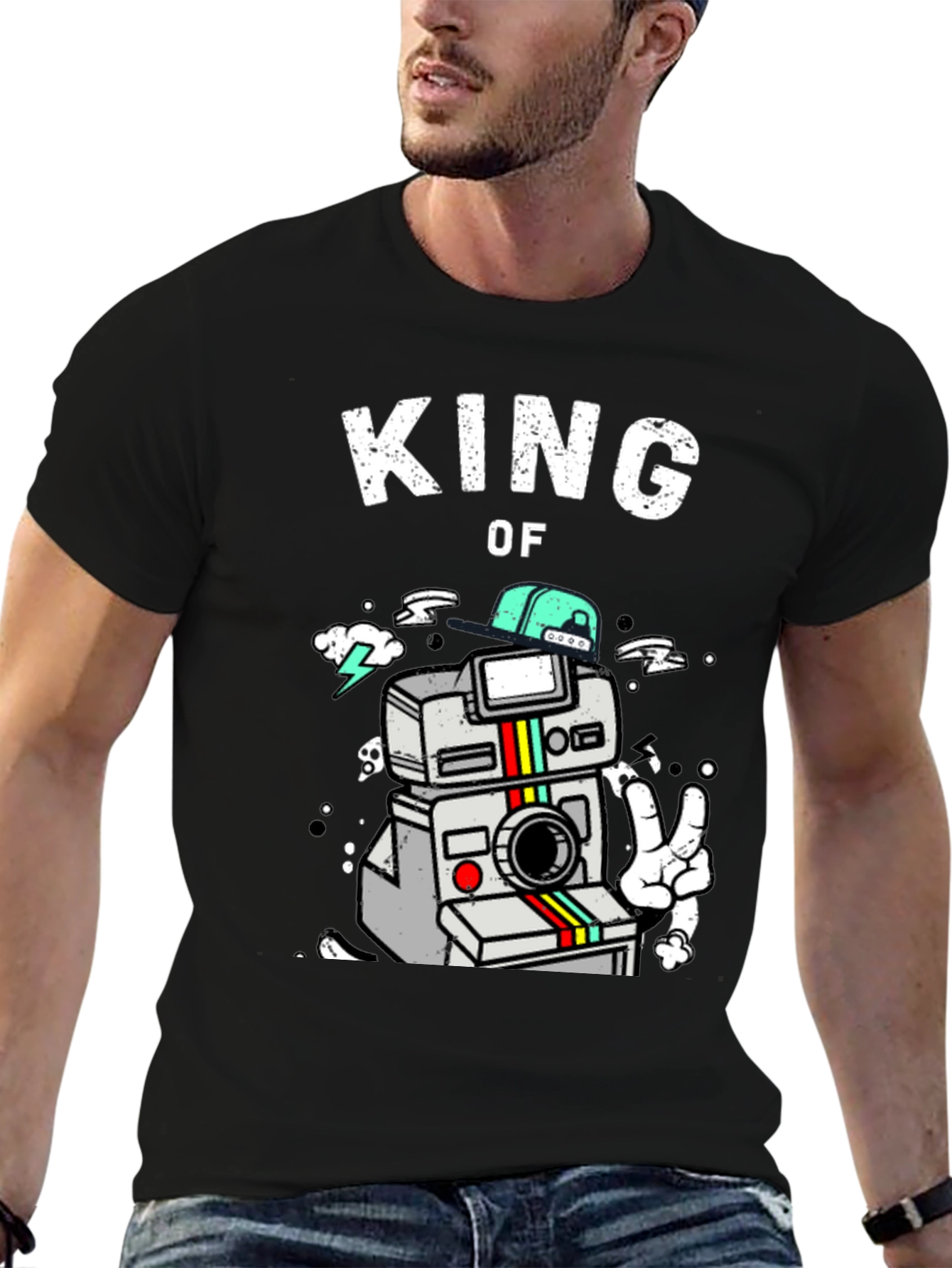 King of Camera T-Shirt - Photographer Gift