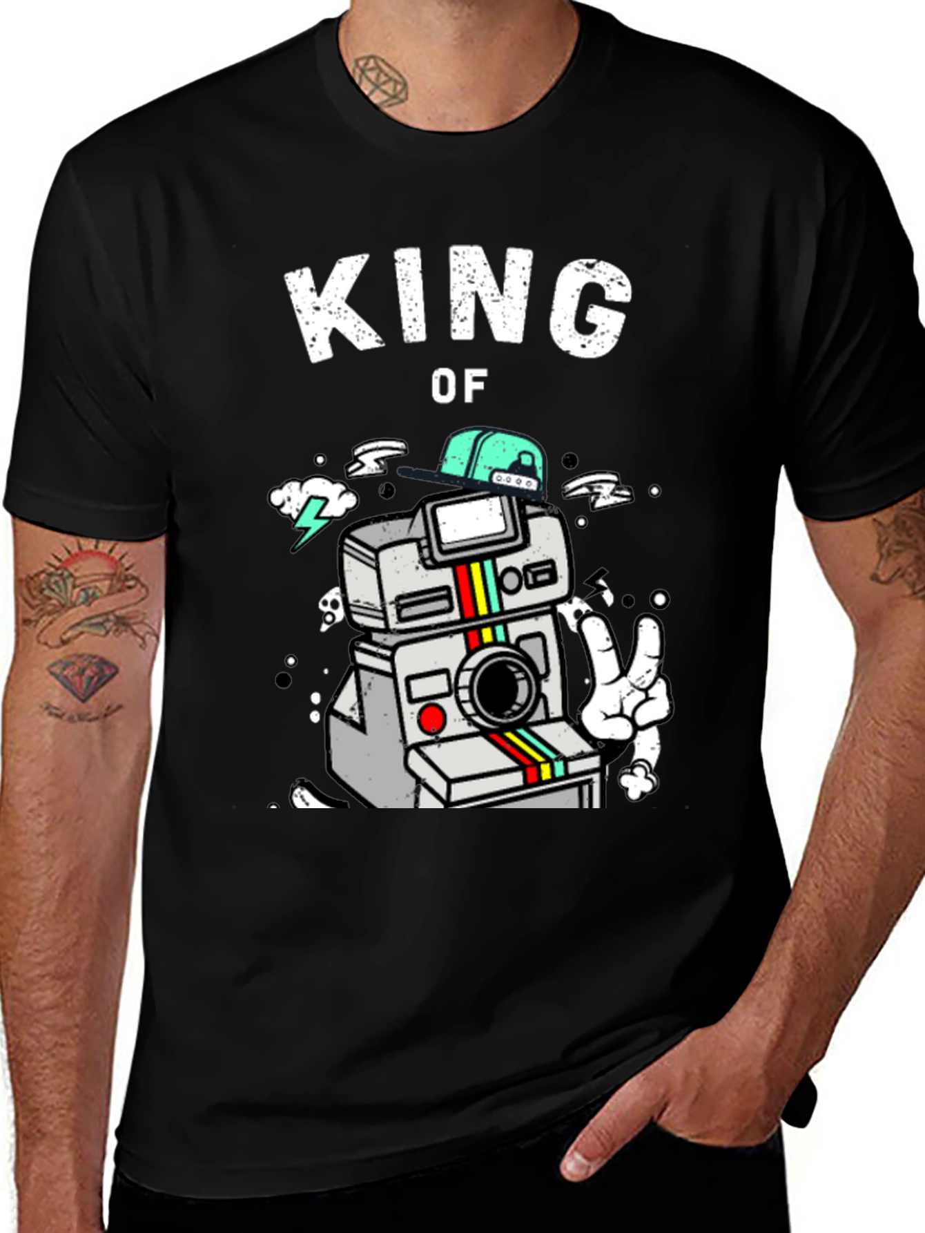 King of Camera T-Shirt - Photographer Gift