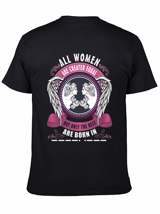 All Women Are Created Equal December T-Shirt