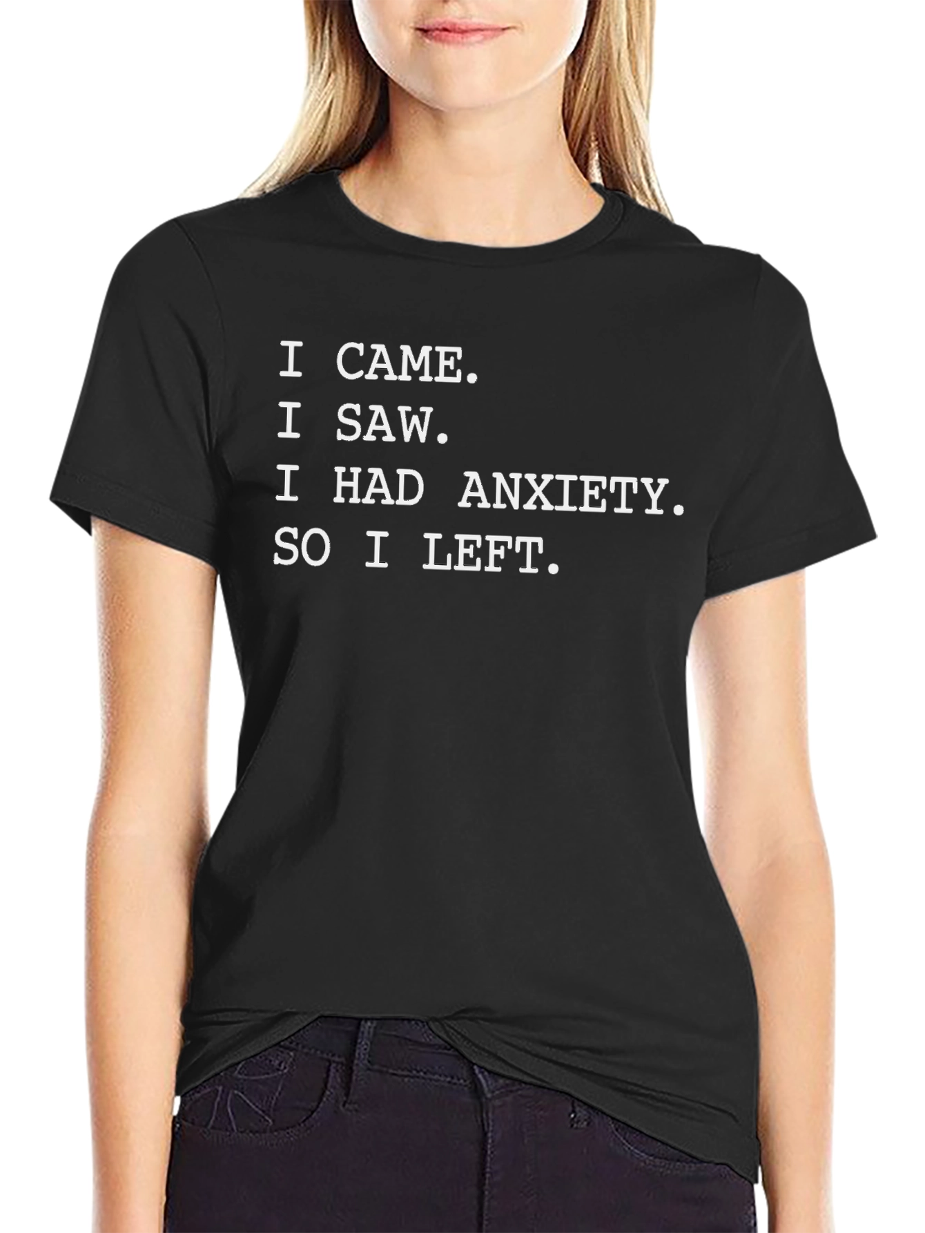 Anxiety Humor Graphic T-Shirt