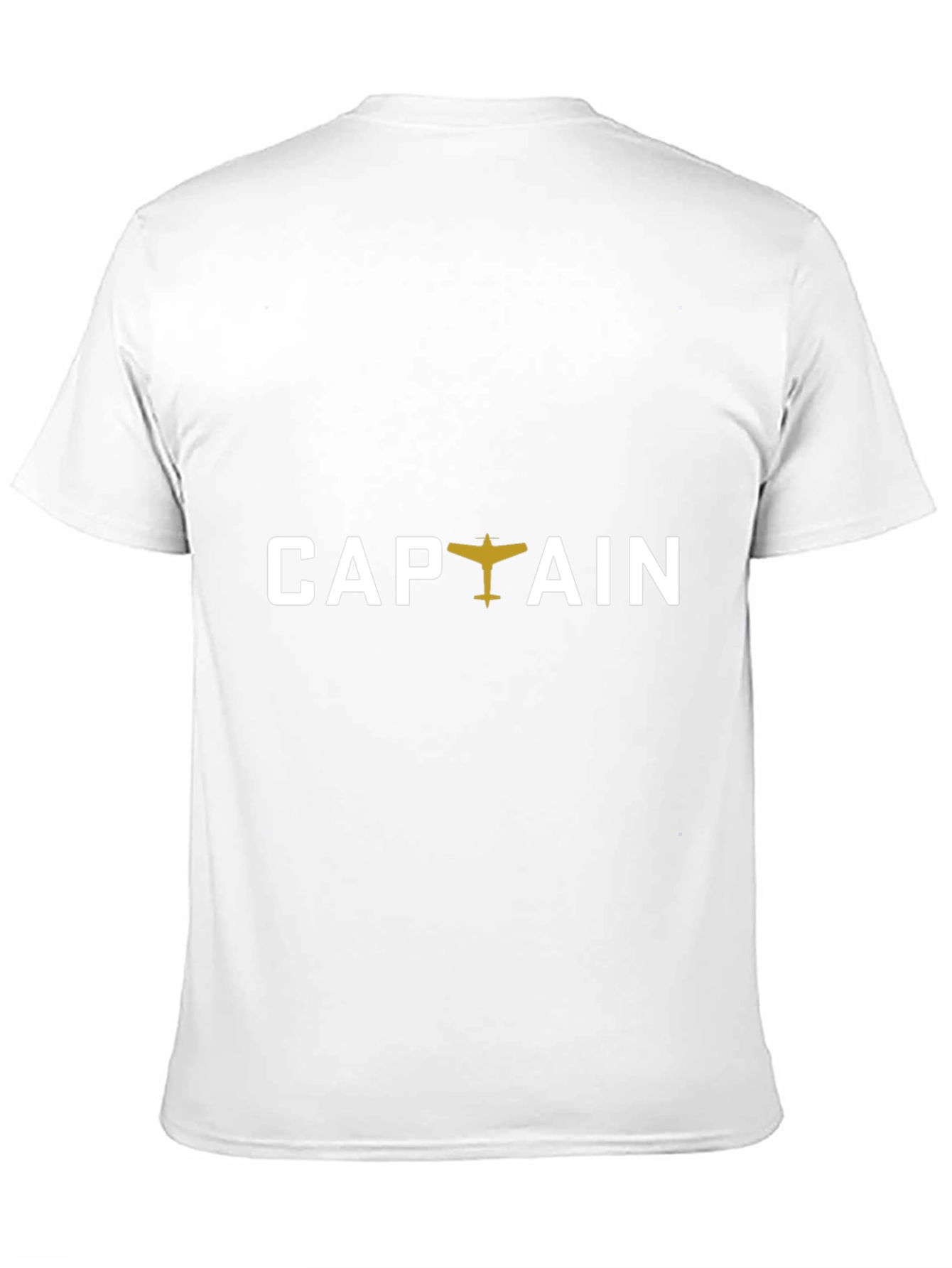Captain Airplane Graphic T-Shirt - Black