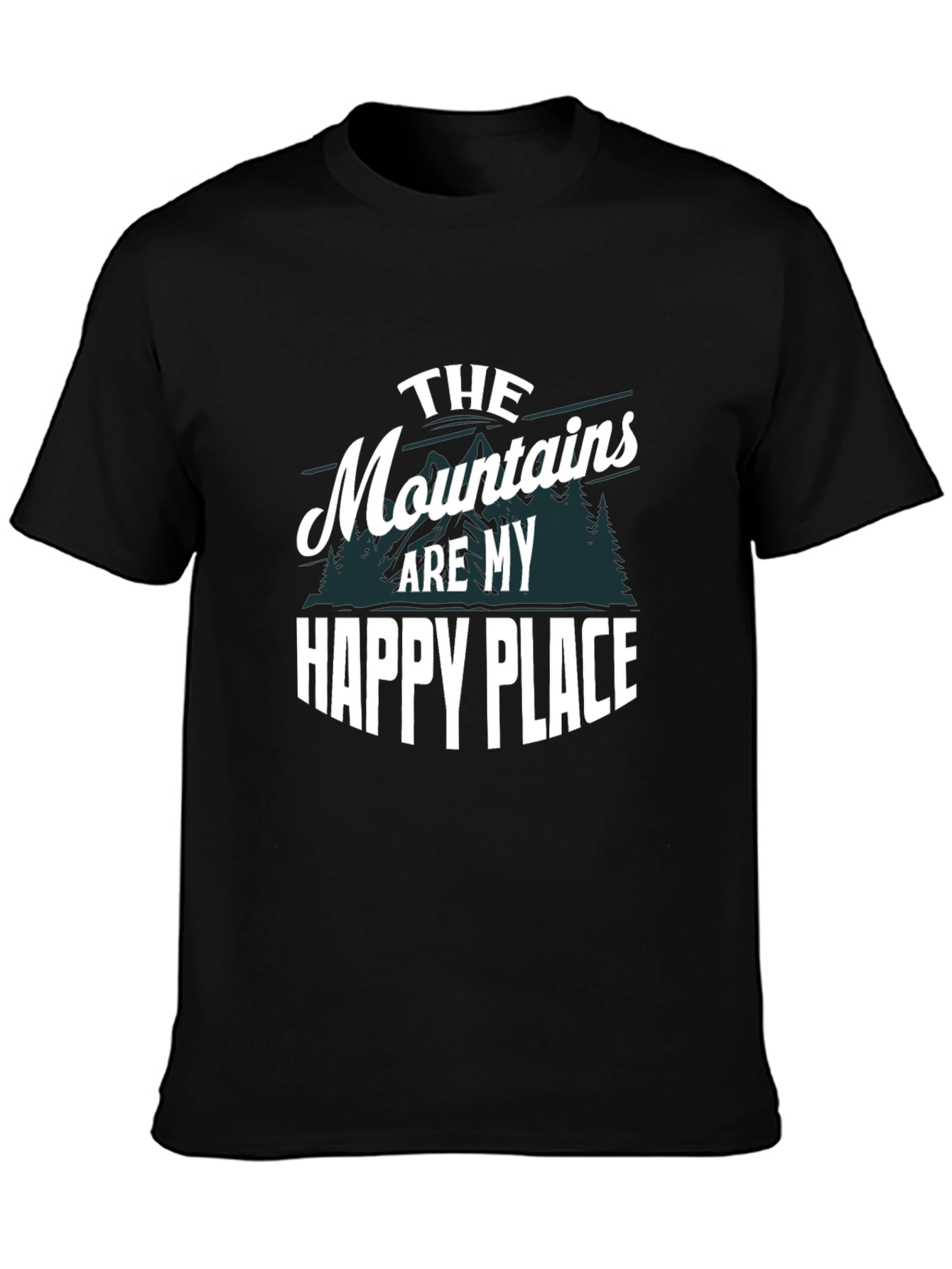 Mountains Are My Happy Place Graphic Tee