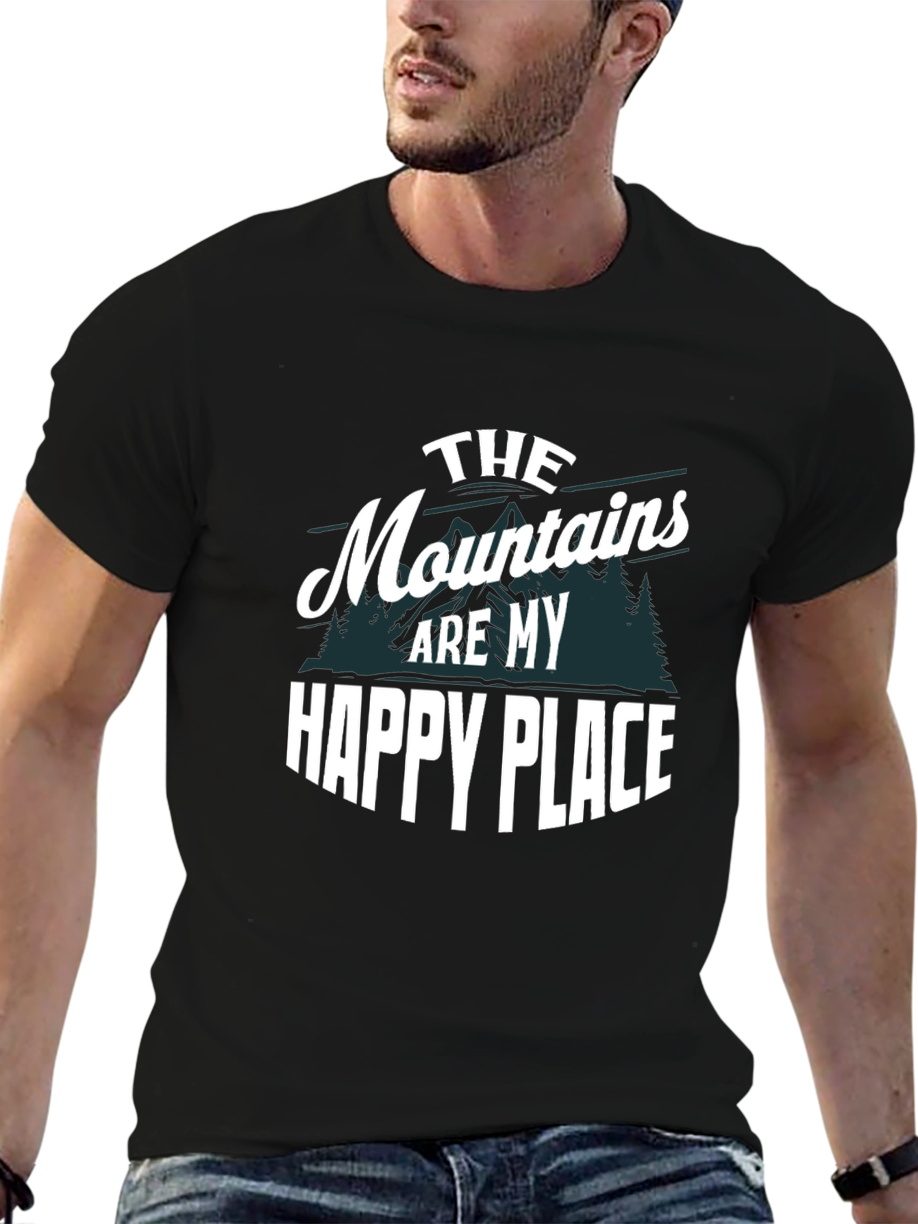 Mountains Are My Happy Place Graphic Tee