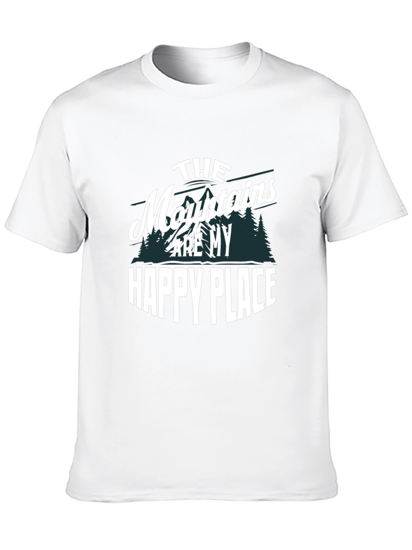 Mountains Are My Happy Place Graphic Tee