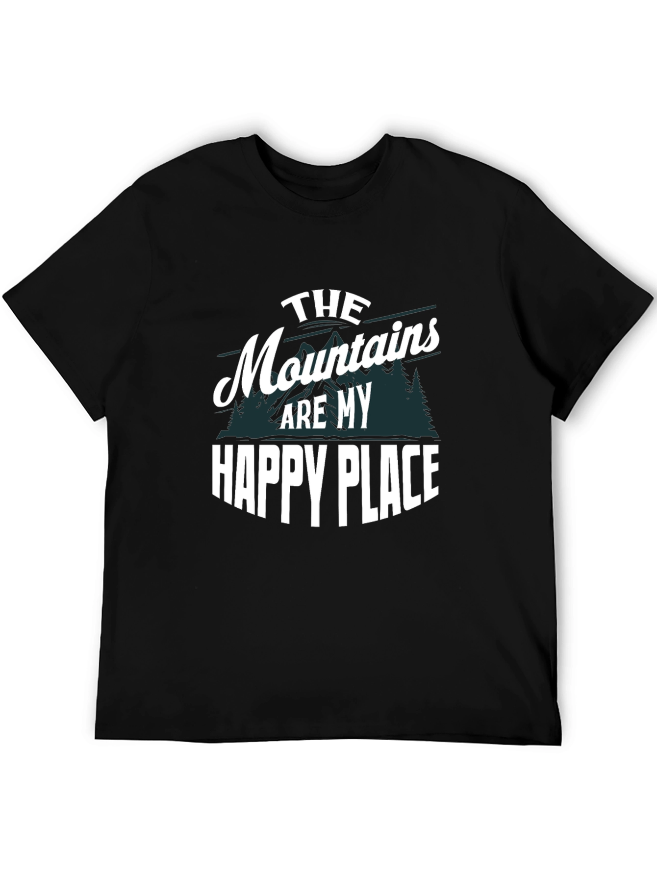 Mountains Are My Happy Place Graphic Tee