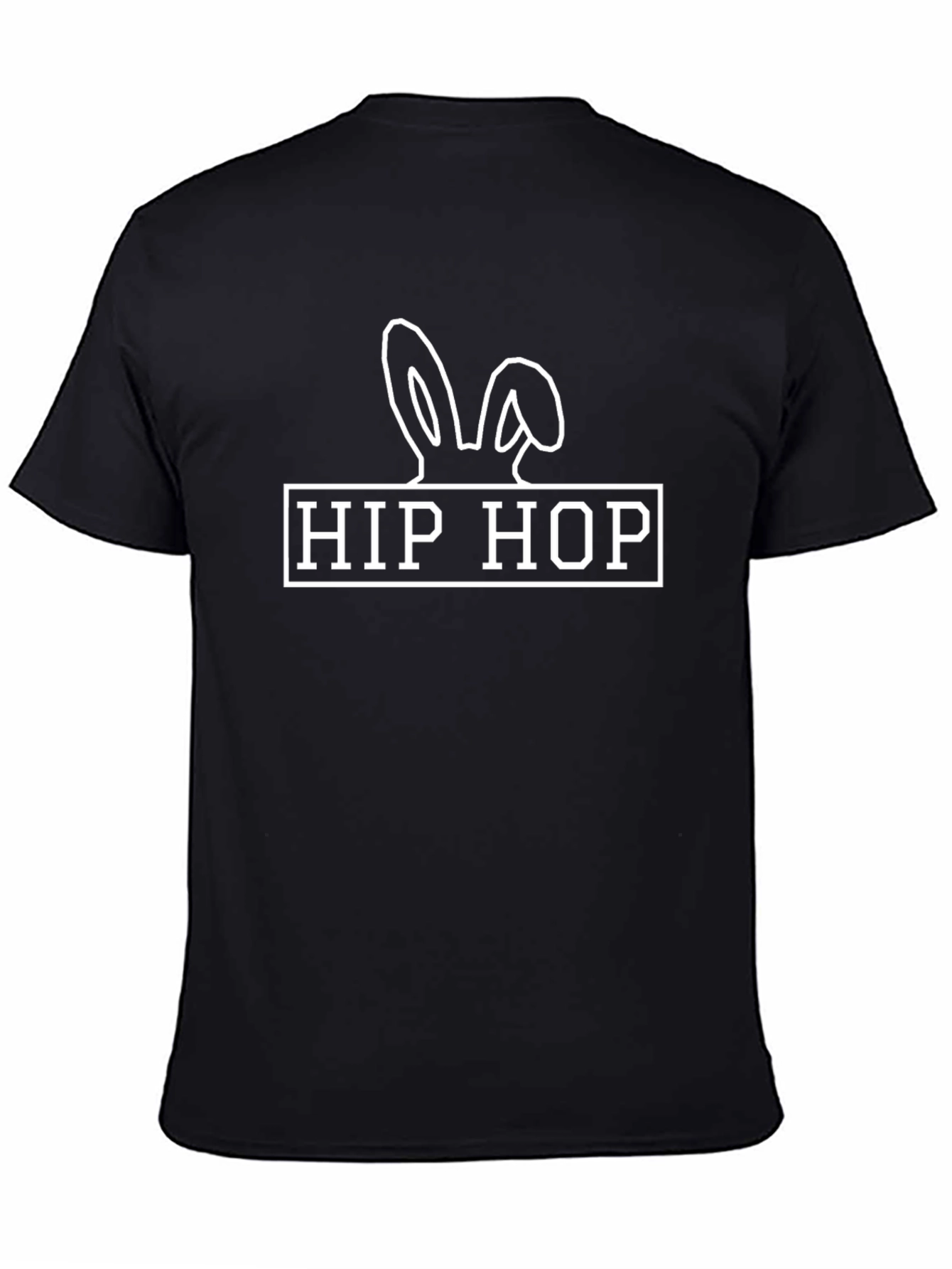 Hip Hop Bunny Tee - Black T-Shirt