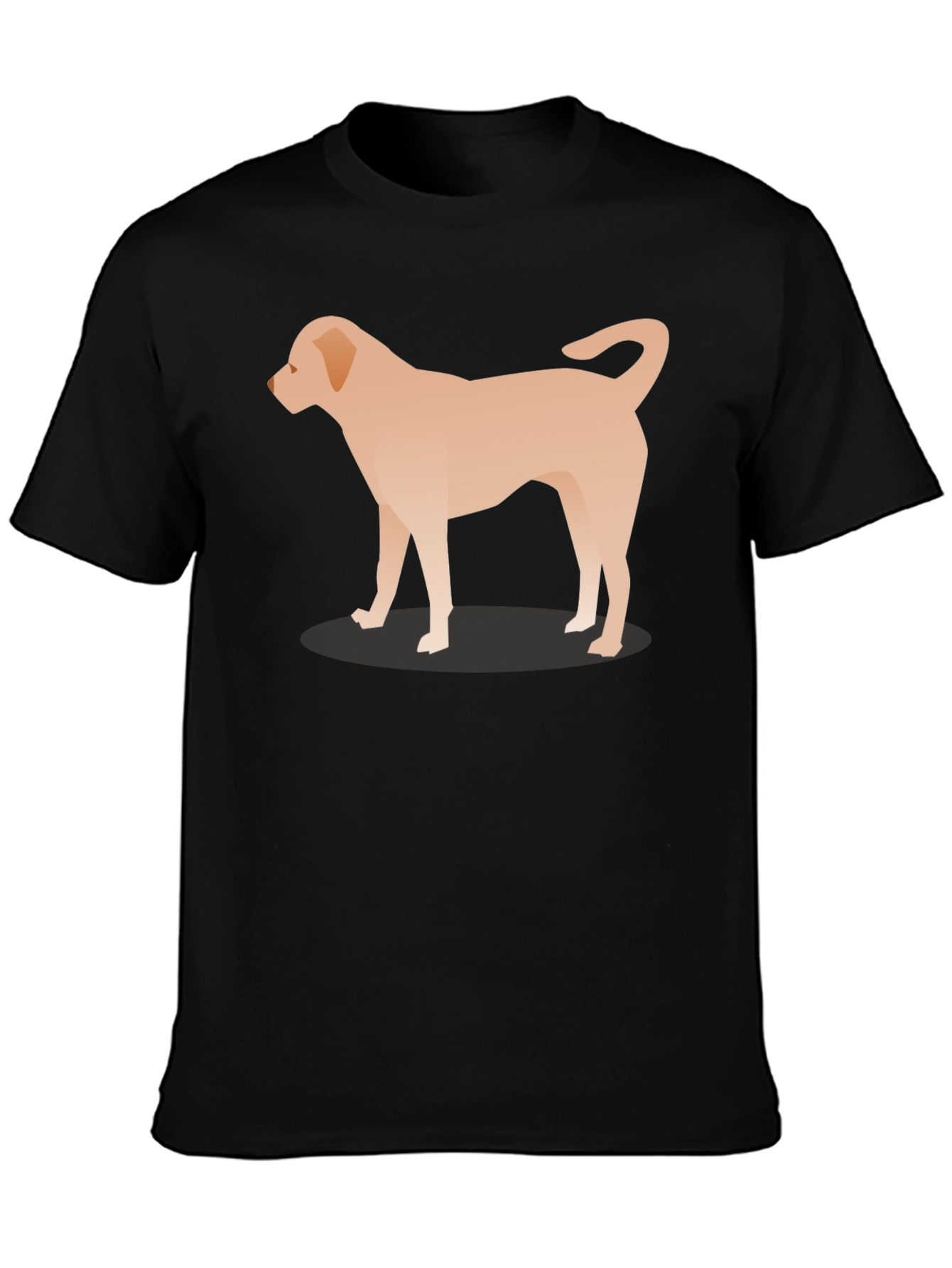 Dog Graphic Tee - Black Unisex T-Shirt
