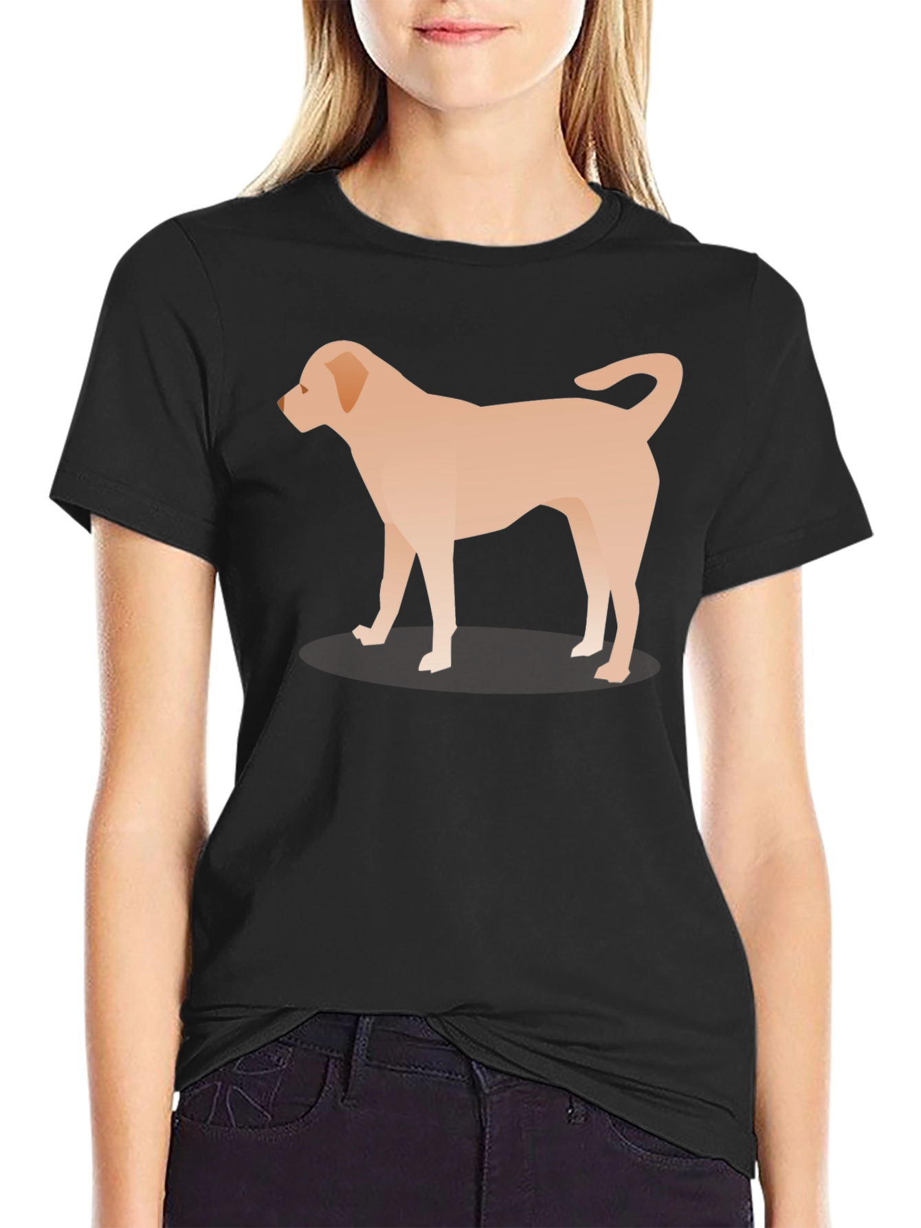 Dog Graphic Tee - Black Unisex T-Shirt