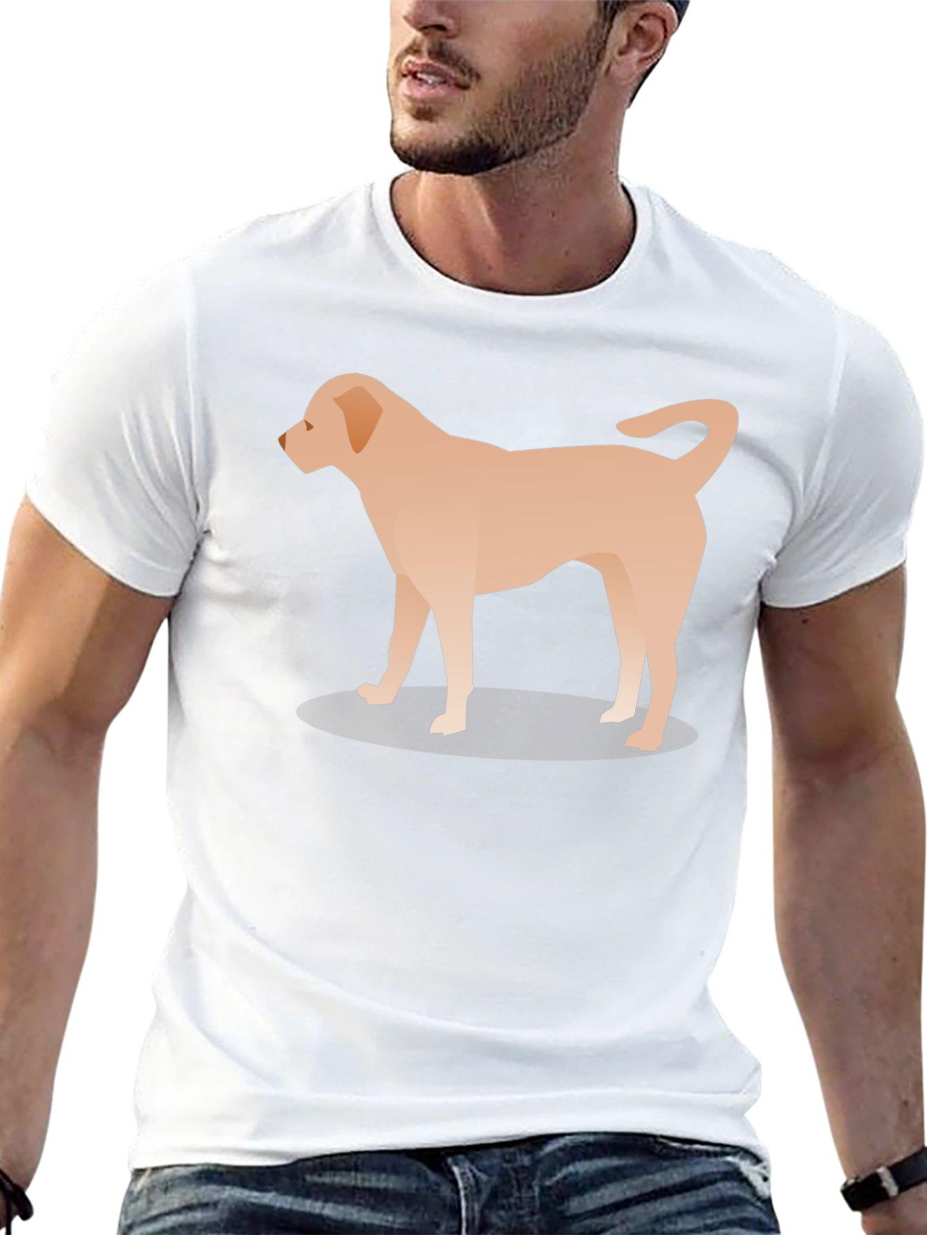 Dog Graphic Tee - Black Unisex T-Shirt