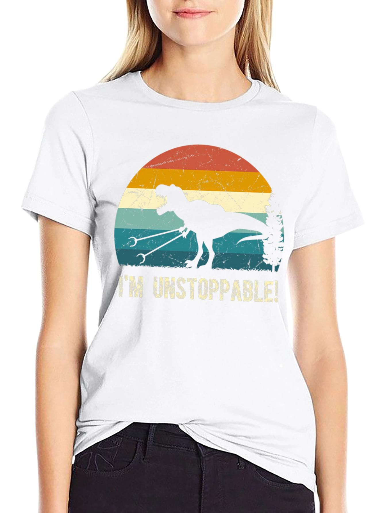 Im Unstoppable Dinosaur Graphic Tee