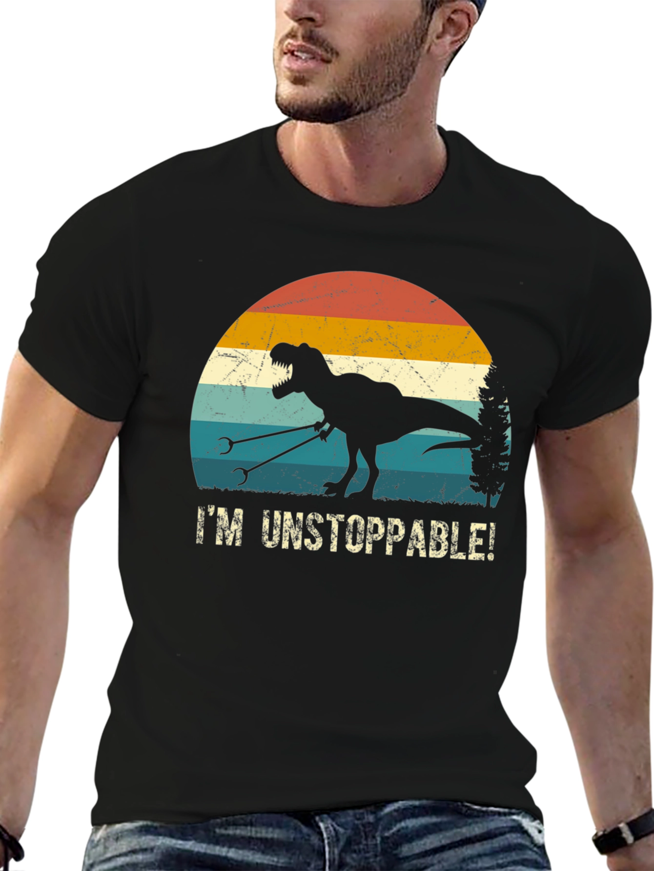 Im Unstoppable Dinosaur Graphic Tee