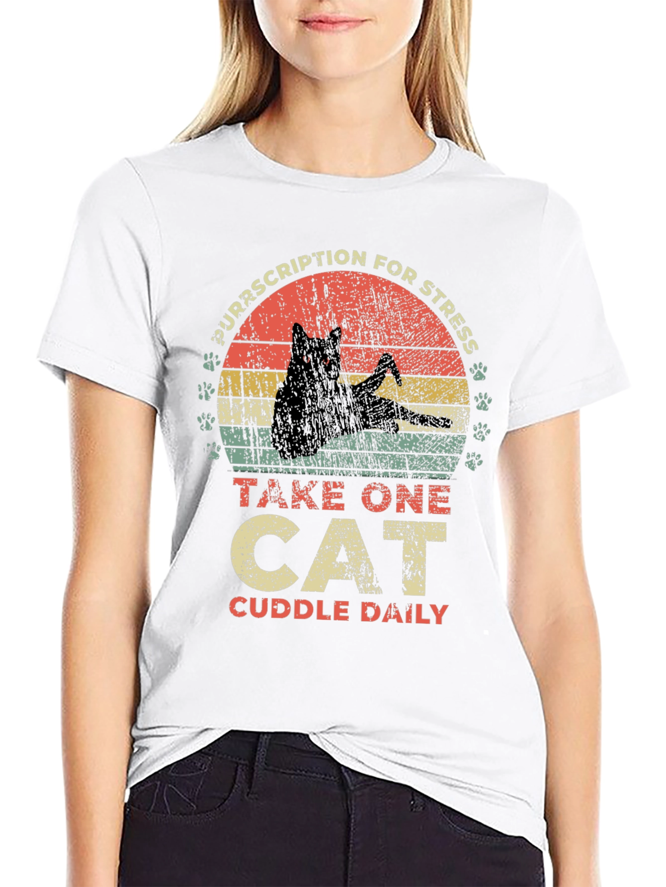 Purrscription for Stress Cat T-Shirt