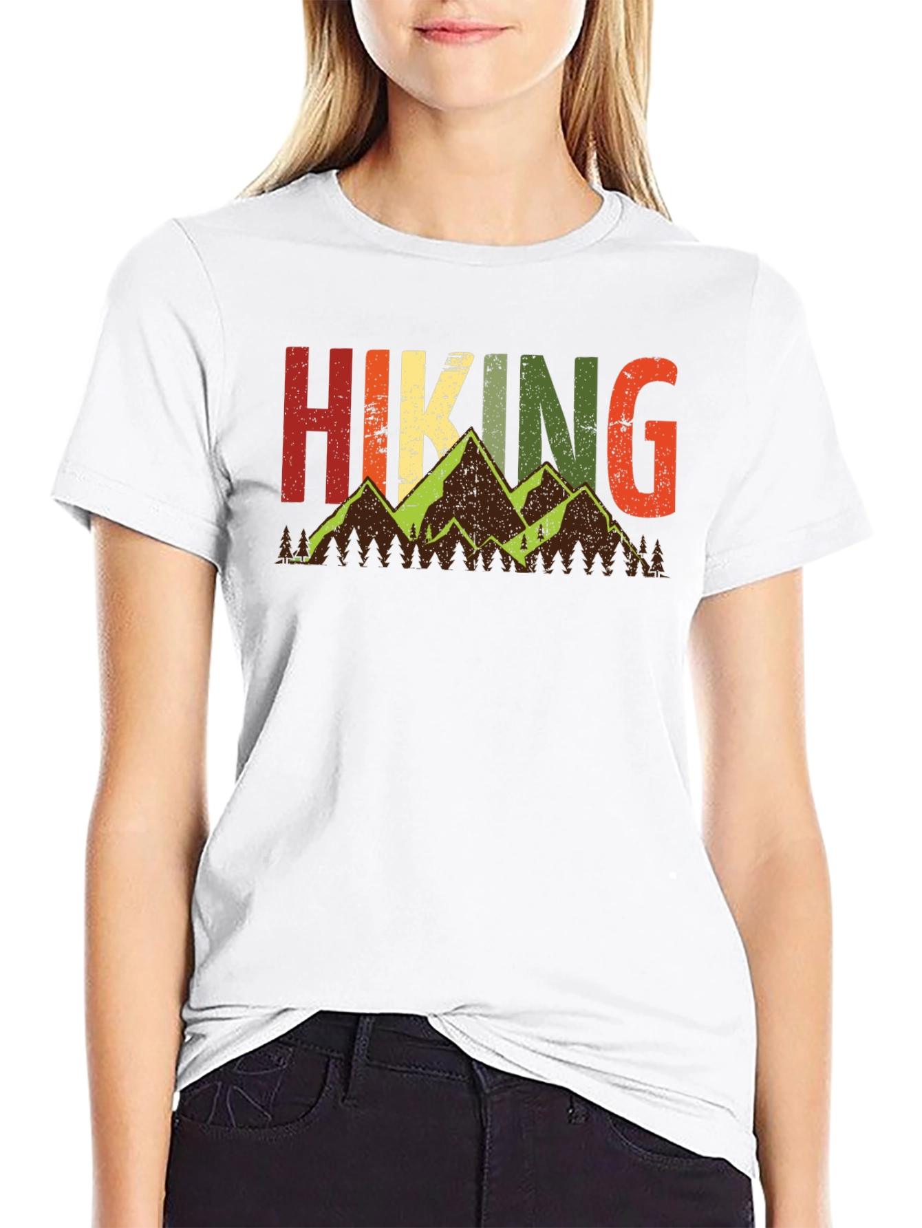 Hiking Mountains Graphic Tee - Adventure Awaits!
