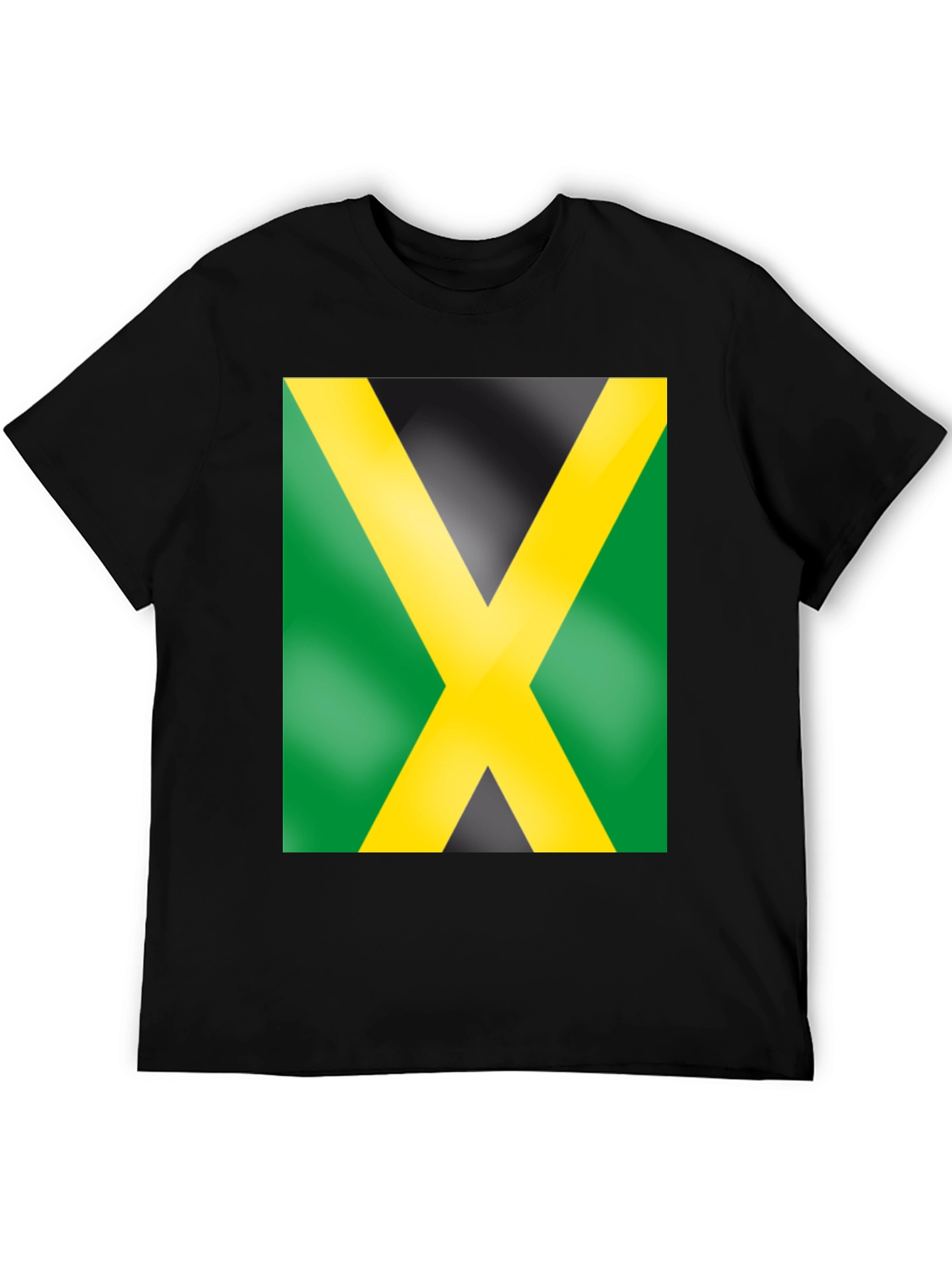 Jamaica Flag Graphic Tee - Black
