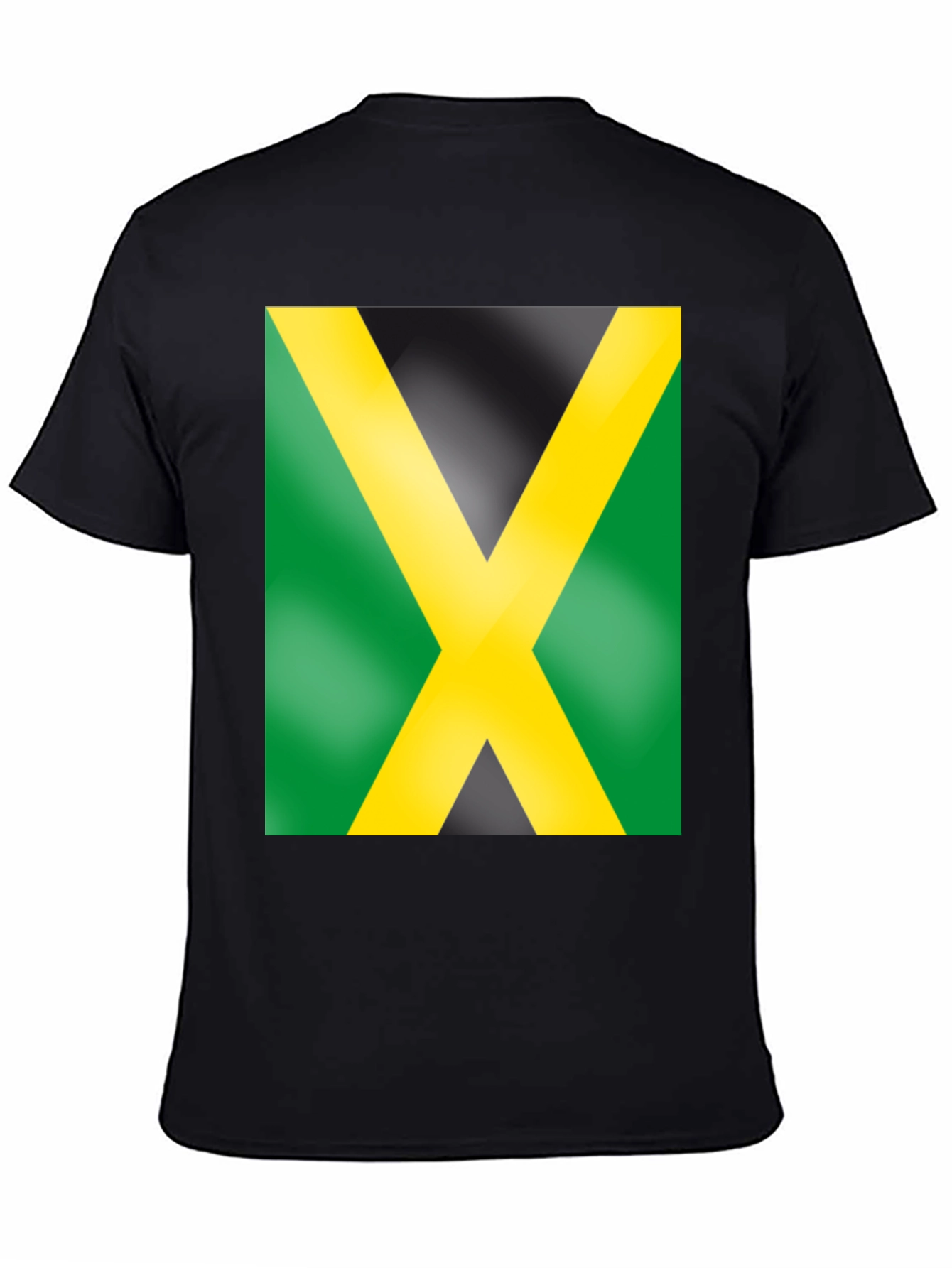 Jamaica Flag Graphic Tee - Black